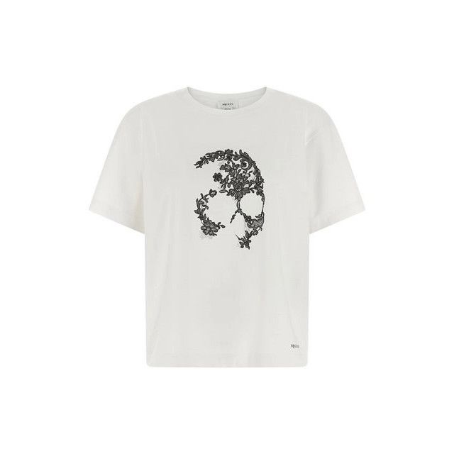 ALEXANDER MCQUEEN Skull White T-Shirt New & Authentic (Women