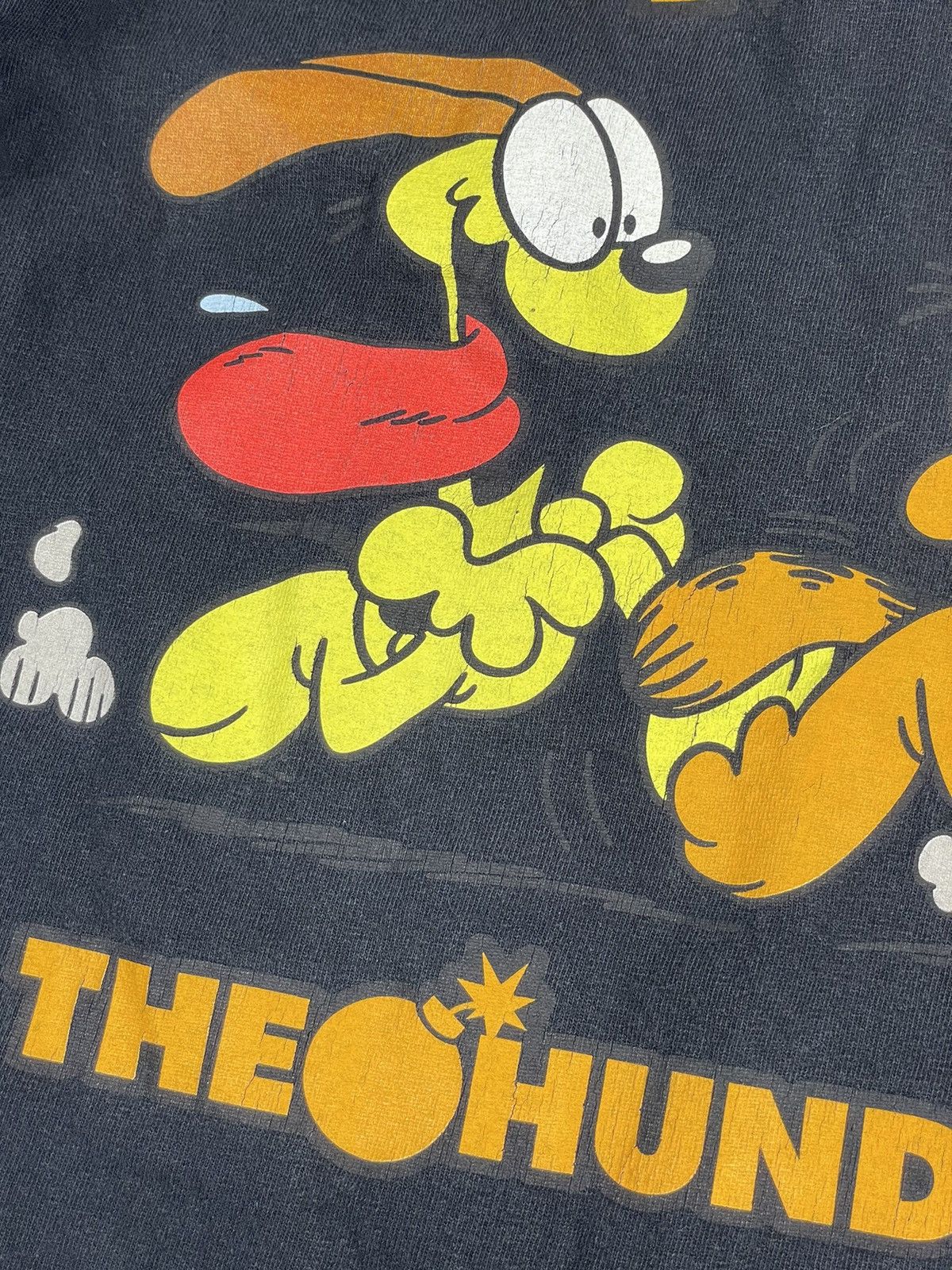 The Hundreds Rare! The Hundreds x Garfield t shirt tee black y2k skate Size US M / EU 48-50 / 2 - 5 Thumbnail