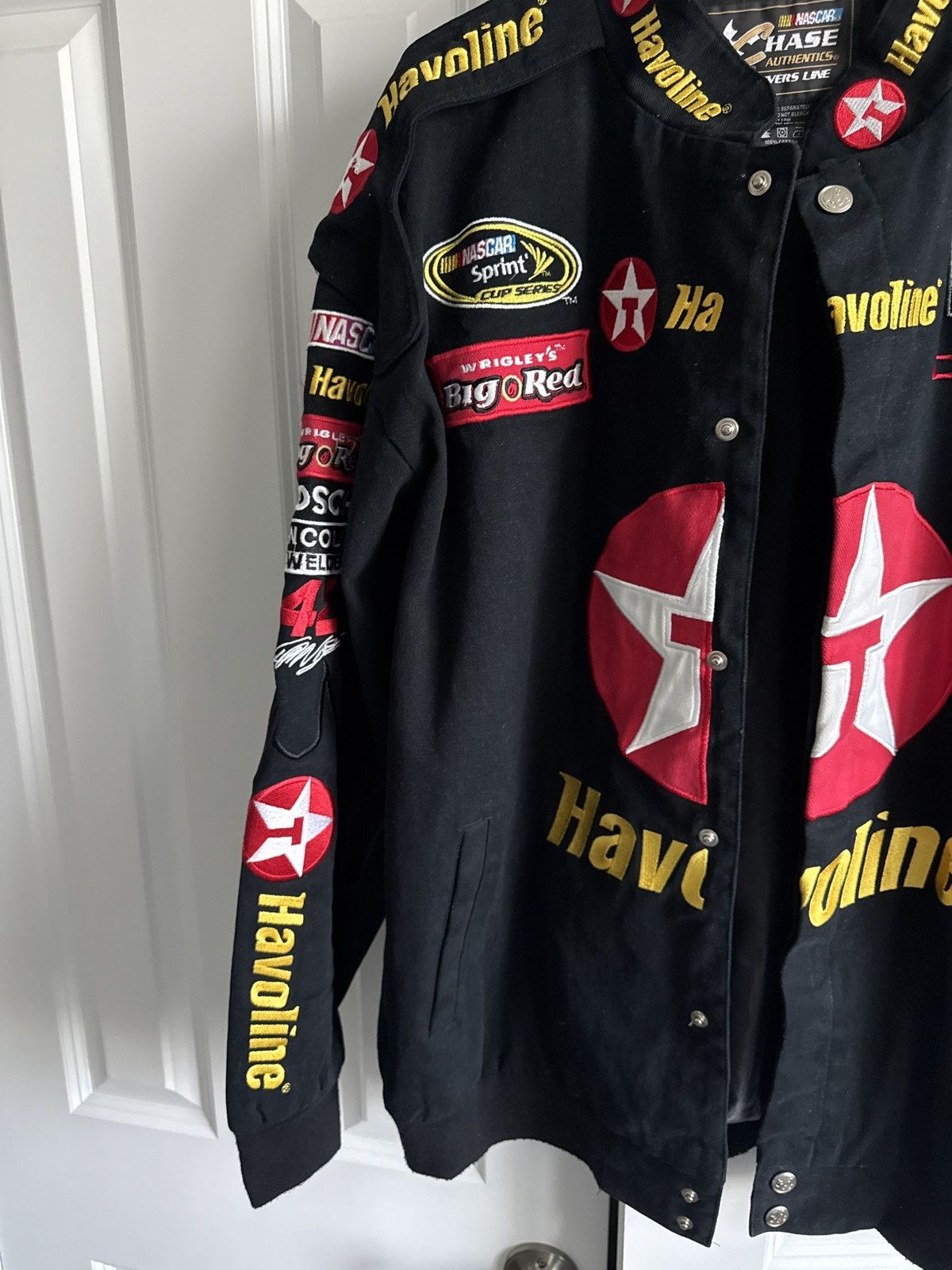 Chase Authentics Vintage Texaco Havoline NASCAR Racing Jacket Size US XL / EU 56 / 4 - 5 Thumbnail
