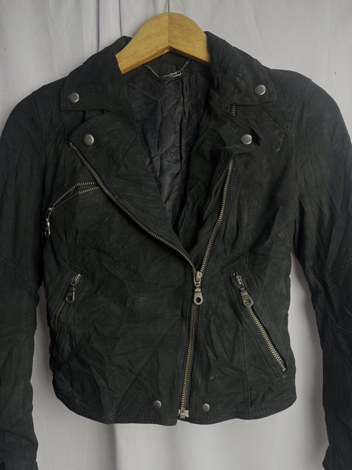 Yasuyuki Ishii Abahouse Leather Jacket Biker Japanese Styled Size S / US 4 / IT 40 - 4 Thumbnail