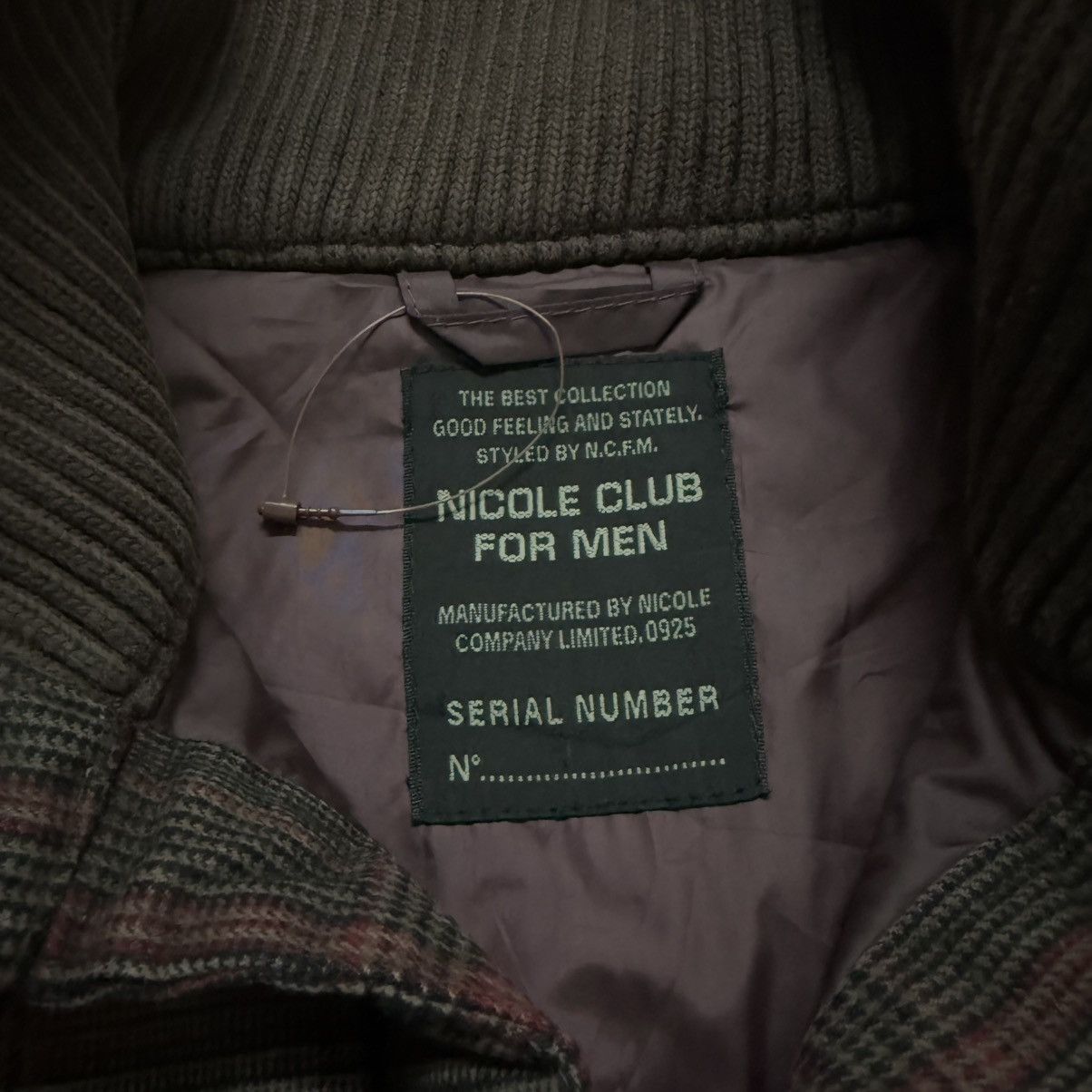 Nicole Club Nicole Club For Men Tartan Jacket Vkei Style Size US M / EU 48-50 / 2 - 10 Thumbnail