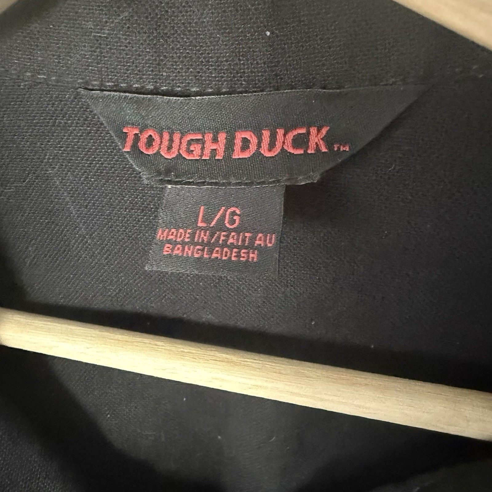 Other Tough Duck Jacket Chore Black Canvas Embroidered Work Size US L / EU 52-54 / 3 - 3 Thumbnail