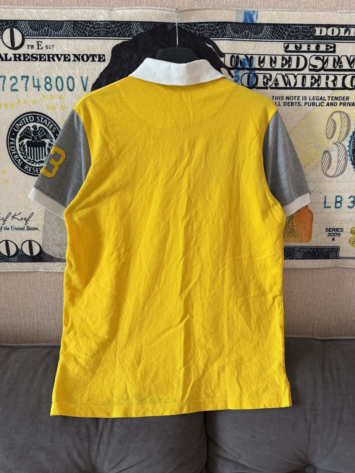 Polo Ralph Lauren Vintage Polo Ralph Lauren Yellow Polo Shirt Size US M / EU 48-50 / 2 - 12 Thumbnail