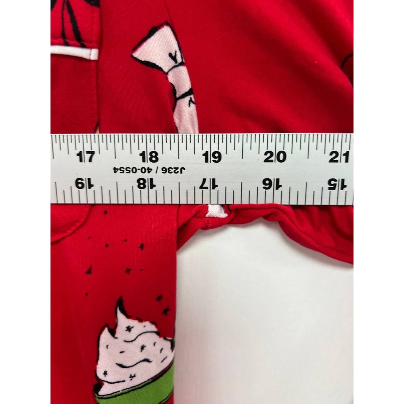 Kate Spade Kate Spade Women Red Print Pajama Long Sleeve Size S A000722 Size ONE SIZE - 4 Thumbnail