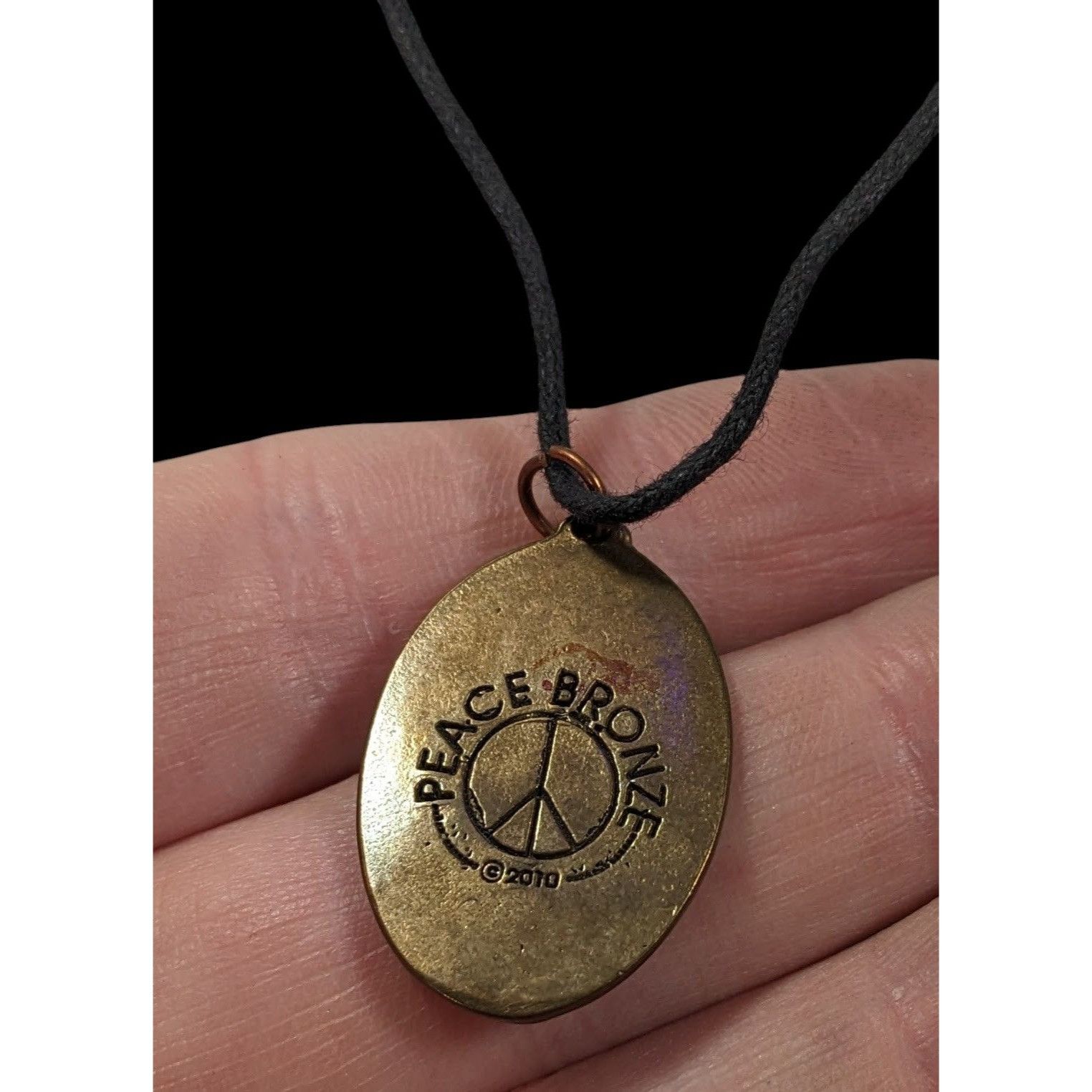 Other Peace Bronze 2010 Enamel Wave Pendant Necklace Size ONE SIZE - 3 Thumbnail