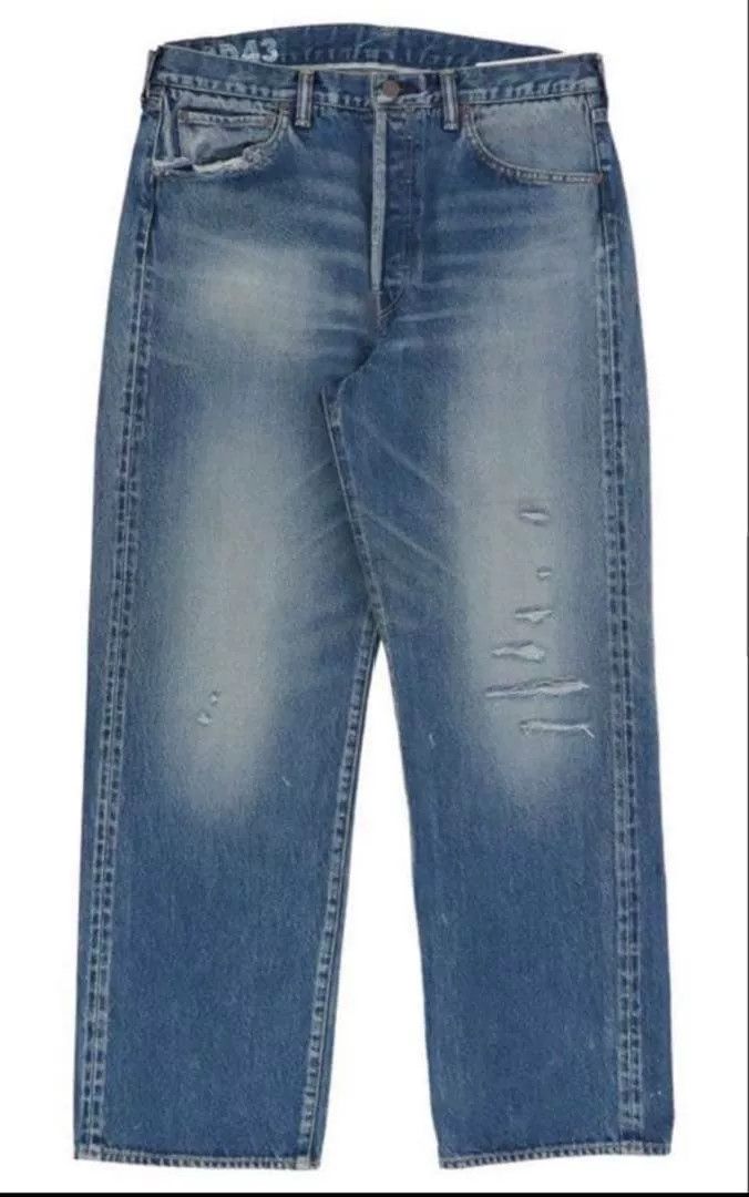 Visvim VISVIM 24aw SOCIAL SCULPTURE 01 WIDE DAMAGED-41 D41 | Grailed