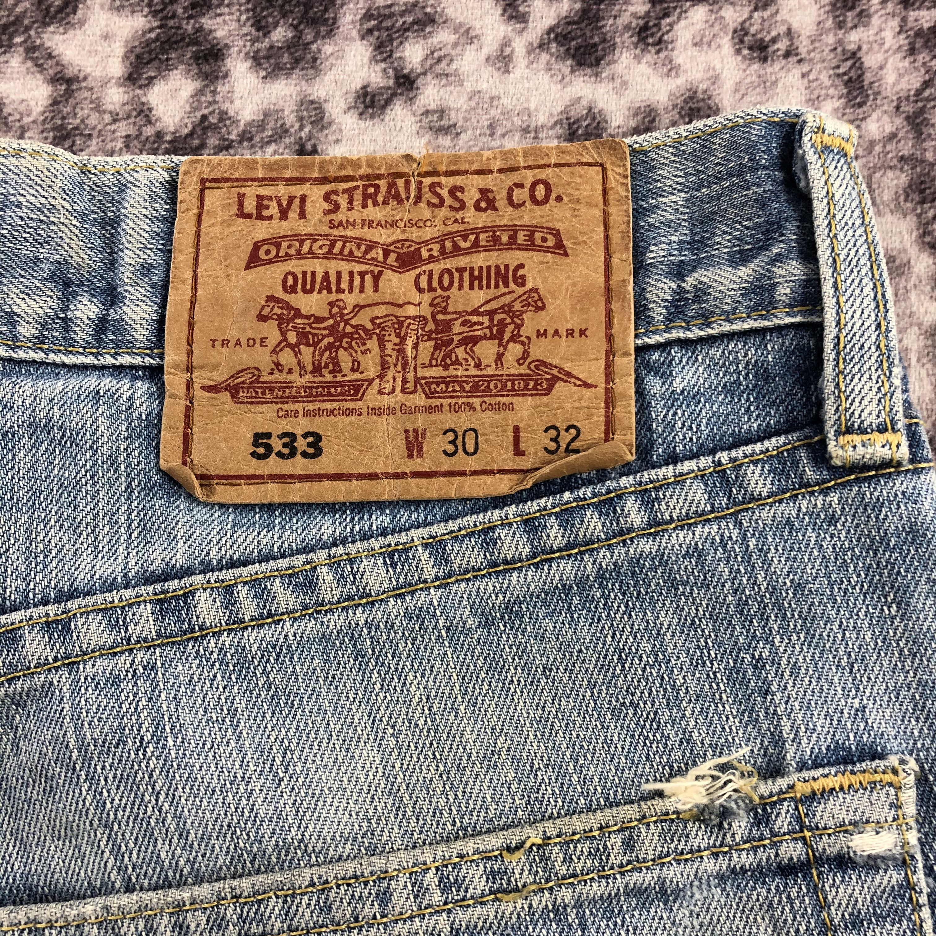 Levi's × Vintage 90s Vintage Blue Wash Levis 533 Jeans-JM2810 Size US 30 / EU 46 - 6 Thumbnail