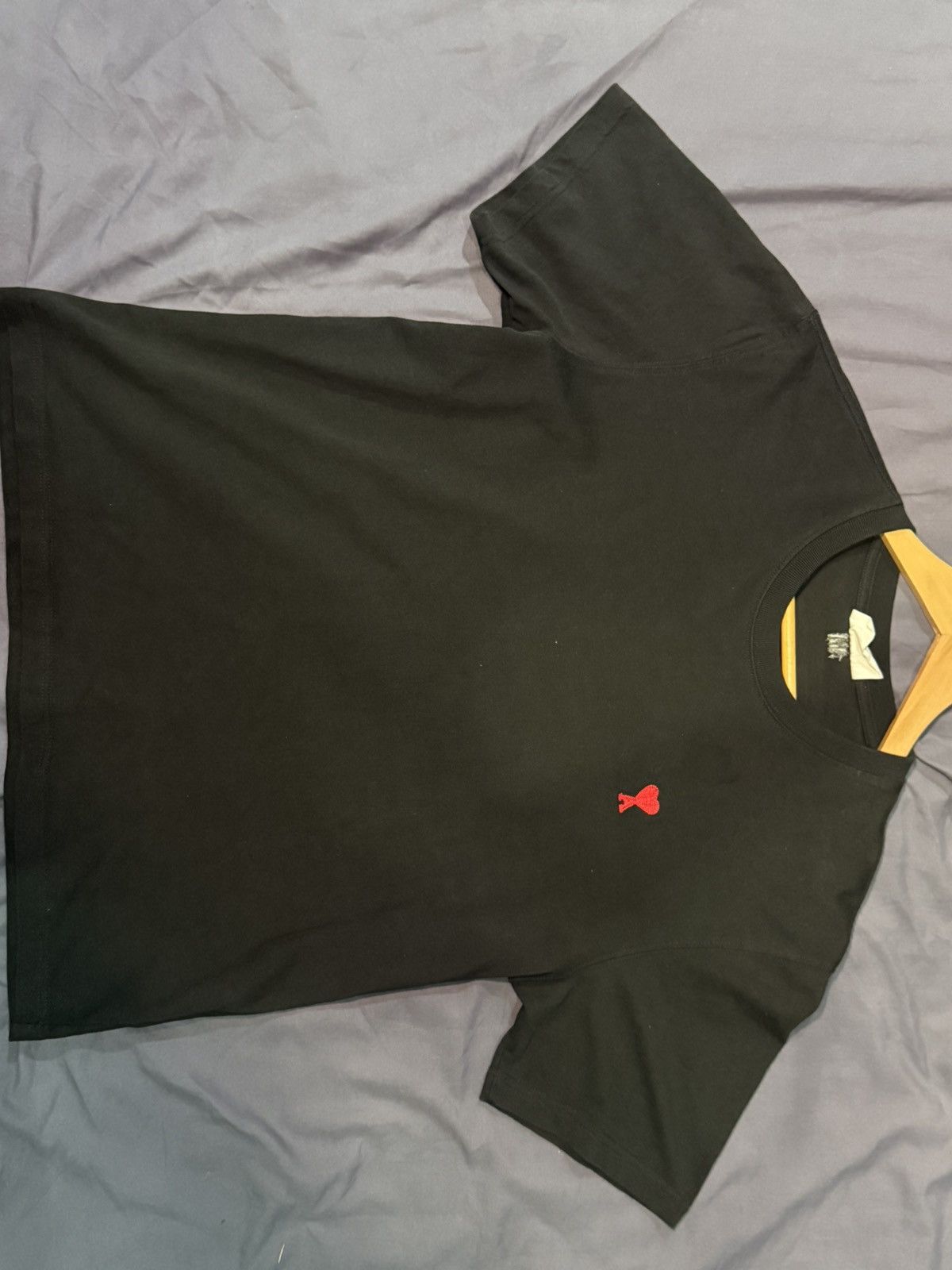 AMI AMI Paris Black T-Shirt Size US L / EU 52-54 / 3 - 1 Thumbnail