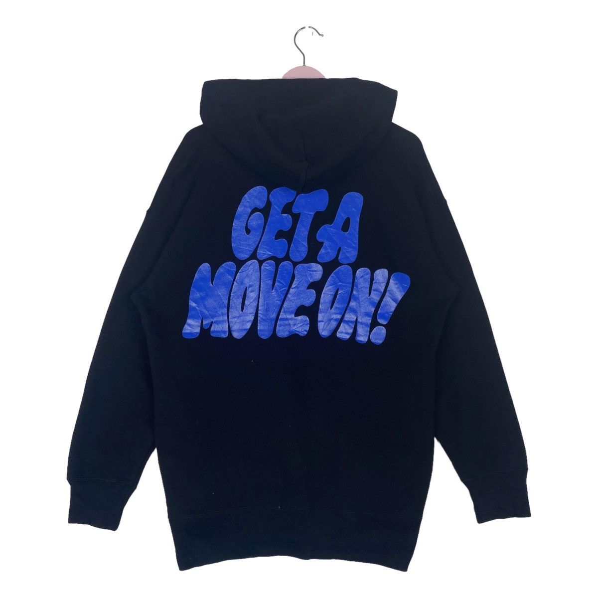Uniqlo Get A Move On Hoodie Black Sweatshirt Pullover Jumper Size US XL / EU 56 / 4 - 6 Thumbnail