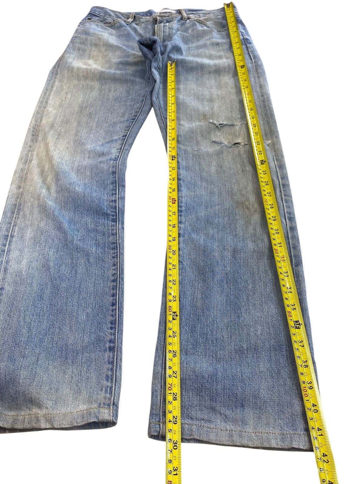 Uniqlo Uniqlo Faded Mud Wash Style Selvedge Jeans Size US 32 / EU 48 - 10 Thumbnail