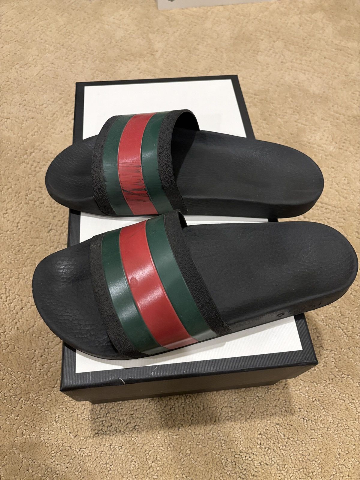 Gucci Gucci Slides Mens Size 9 Size US 9 / EU 42 - 3 Thumbnail