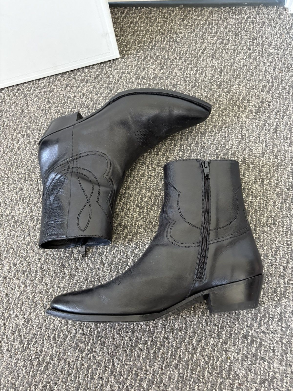 Celine Celine western zip boots Size US 12 / EU 45 - 4 Thumbnail