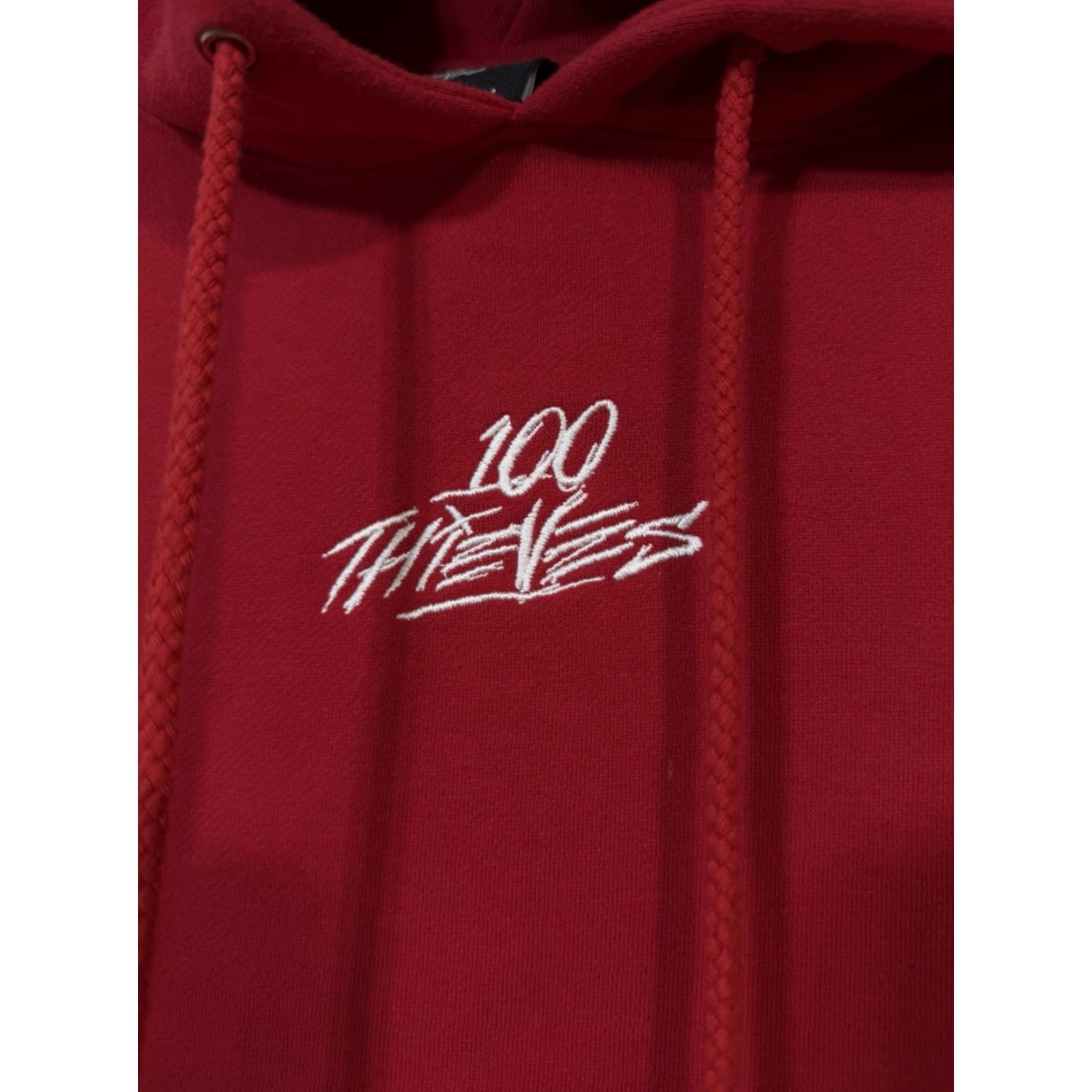 100 Thieves 100 Thieves Essentials Hoodie Red Embroidered Men's Size M Drawstring Hoodie Size US M / EU 48-50 / 2 - 7 Thumbnail