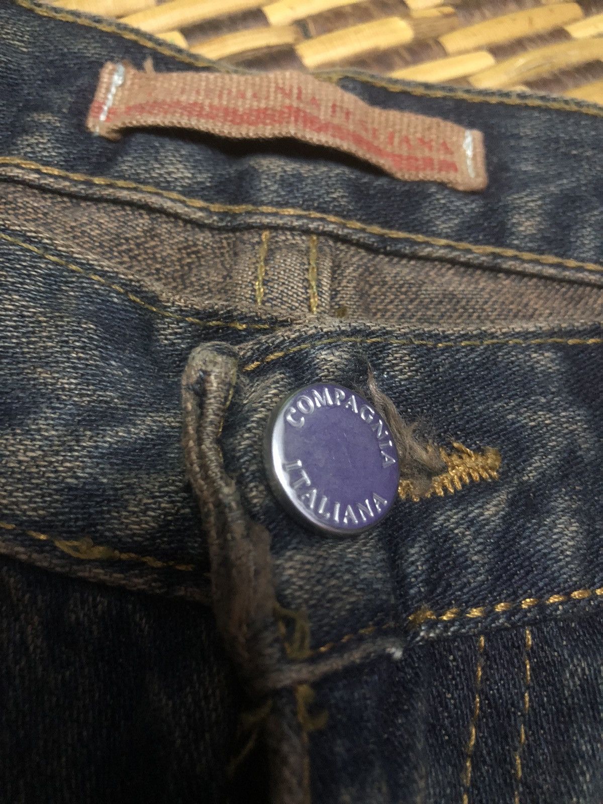 If Six Was Nine × Vintage VINTAGE COMPAGNIA ITALIAN JEANS Size 28" / US 6 / IT 42 - 18 Thumbnail