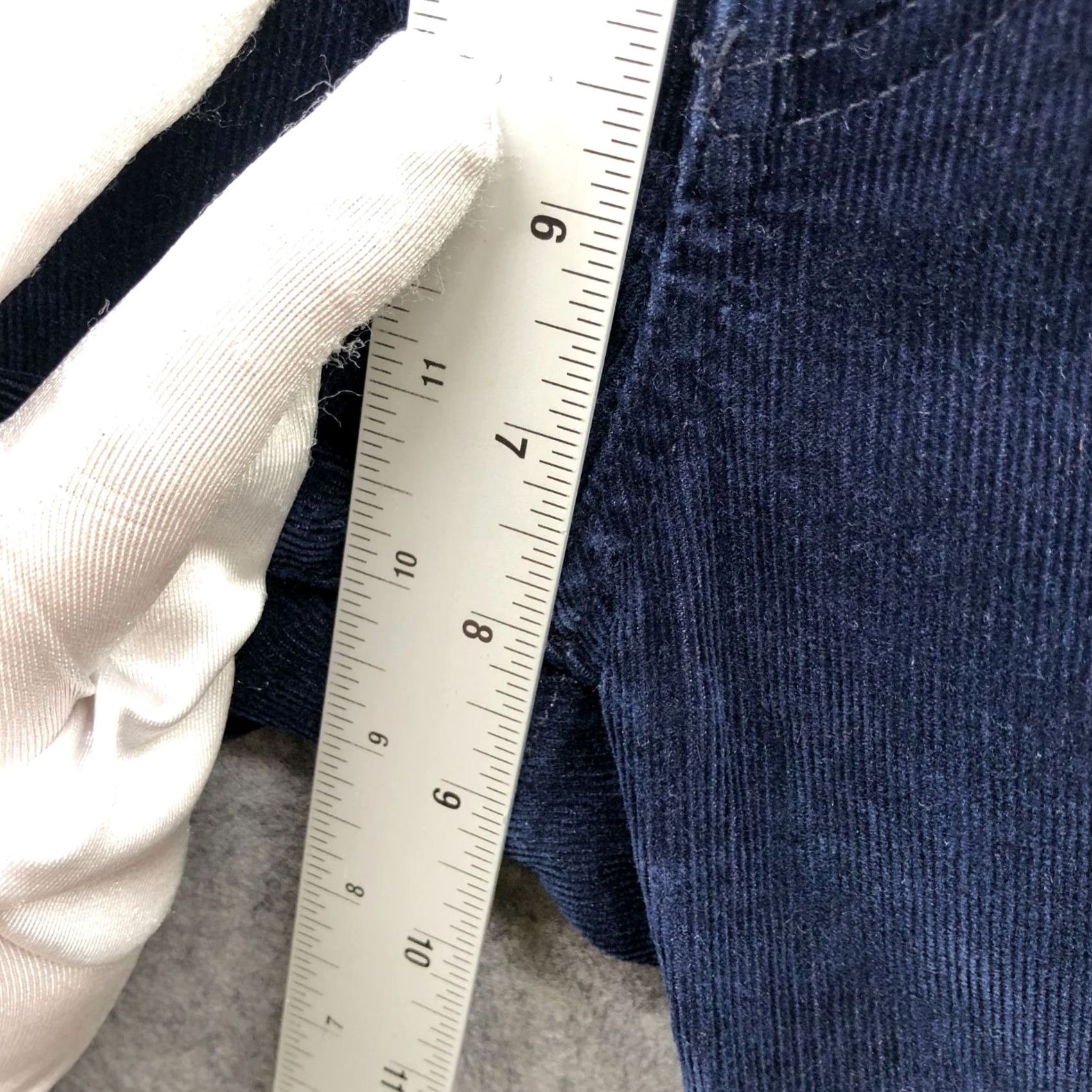 Uniqlo Uniqlo Heattech Corduroy Pants Womens XS Navy Blue Skinny Low Rise Stretch | Pants | Women | XS | Blue Size 42" / US 20 - 7 Thumbnail