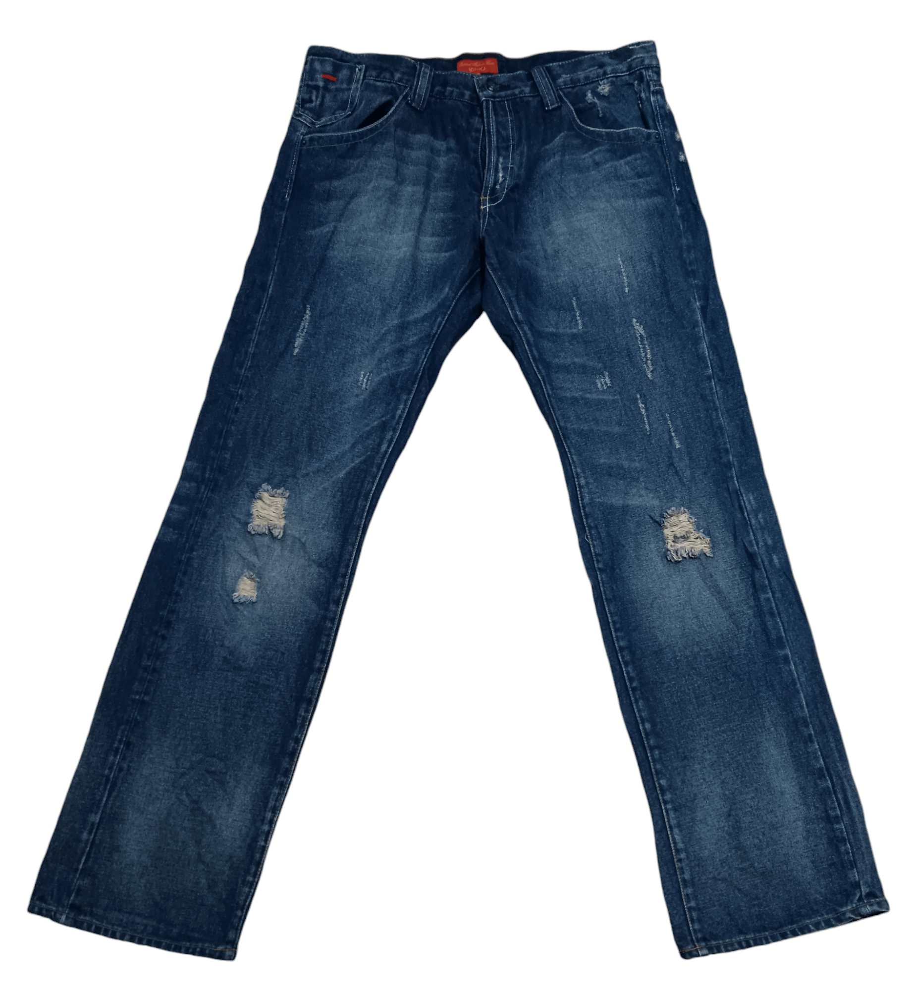 If Six Was Nine IGNIO SEASONED DISTRESSED DESIGN JEANS Size US 36 / EU 52 - 1 Thumbnail