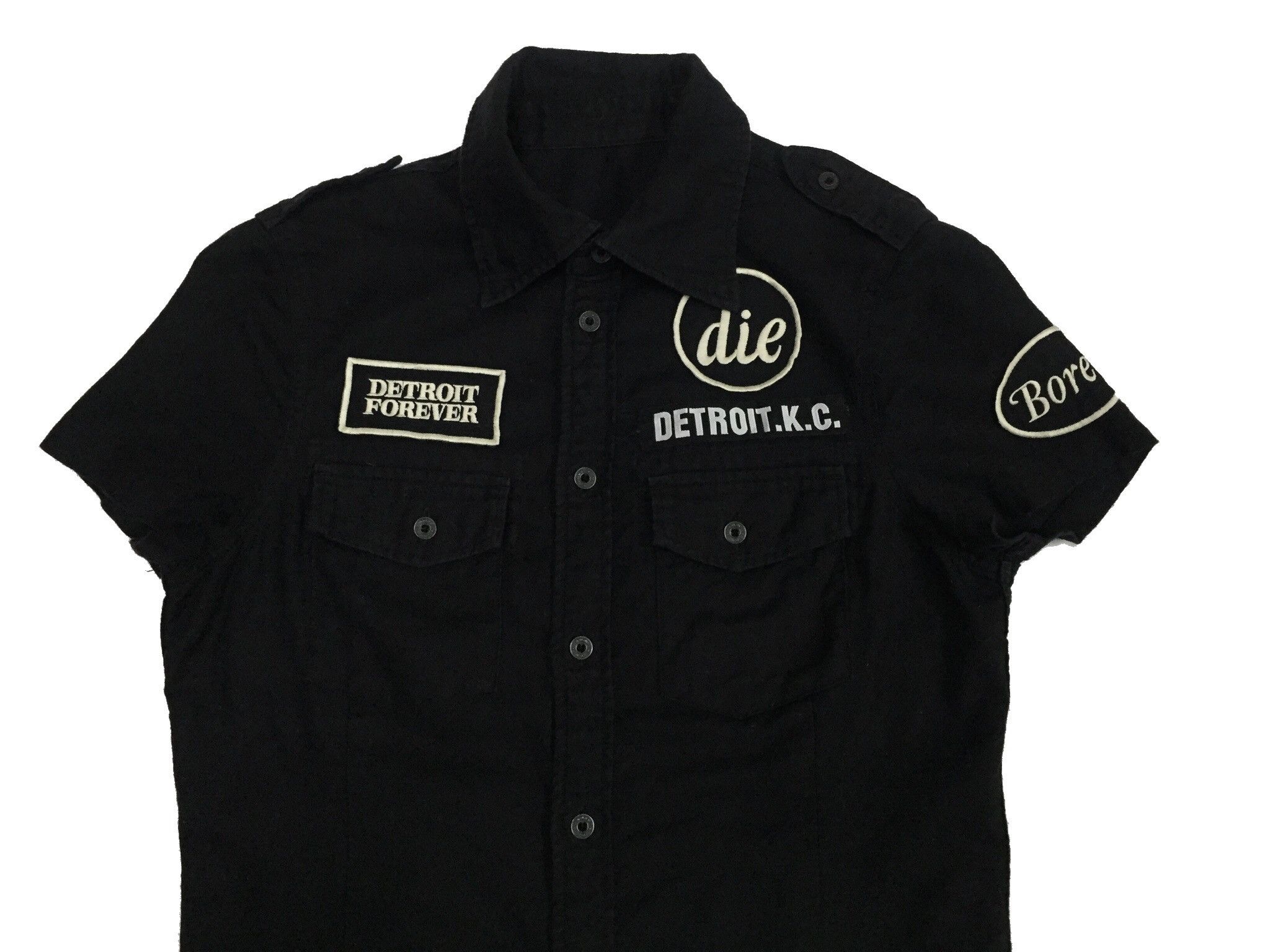 Hysteric Glamour HYSTERIC GLAMOUR DETROIT FOREVER DIE JAPAN SHIRT Size S / US 4 / IT 40 - 3 Thumbnail