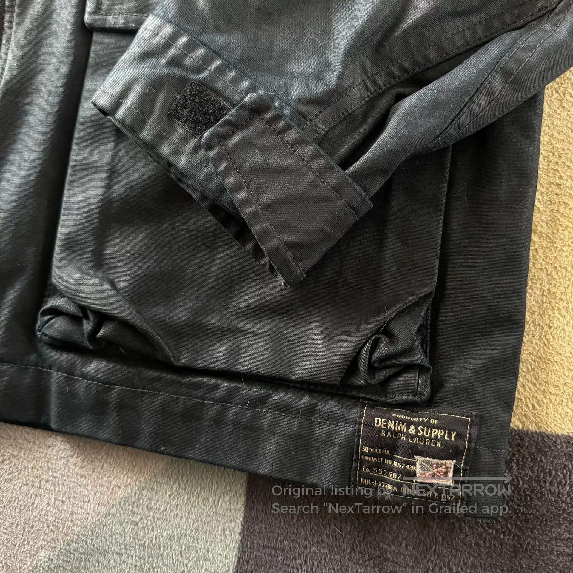 Denim & Supply Ralph Lauren Ralph Lauren Denim Supply Waxed Hooded Jacket. Size US M / EU 48-50 / 2 - 5 Thumbnail