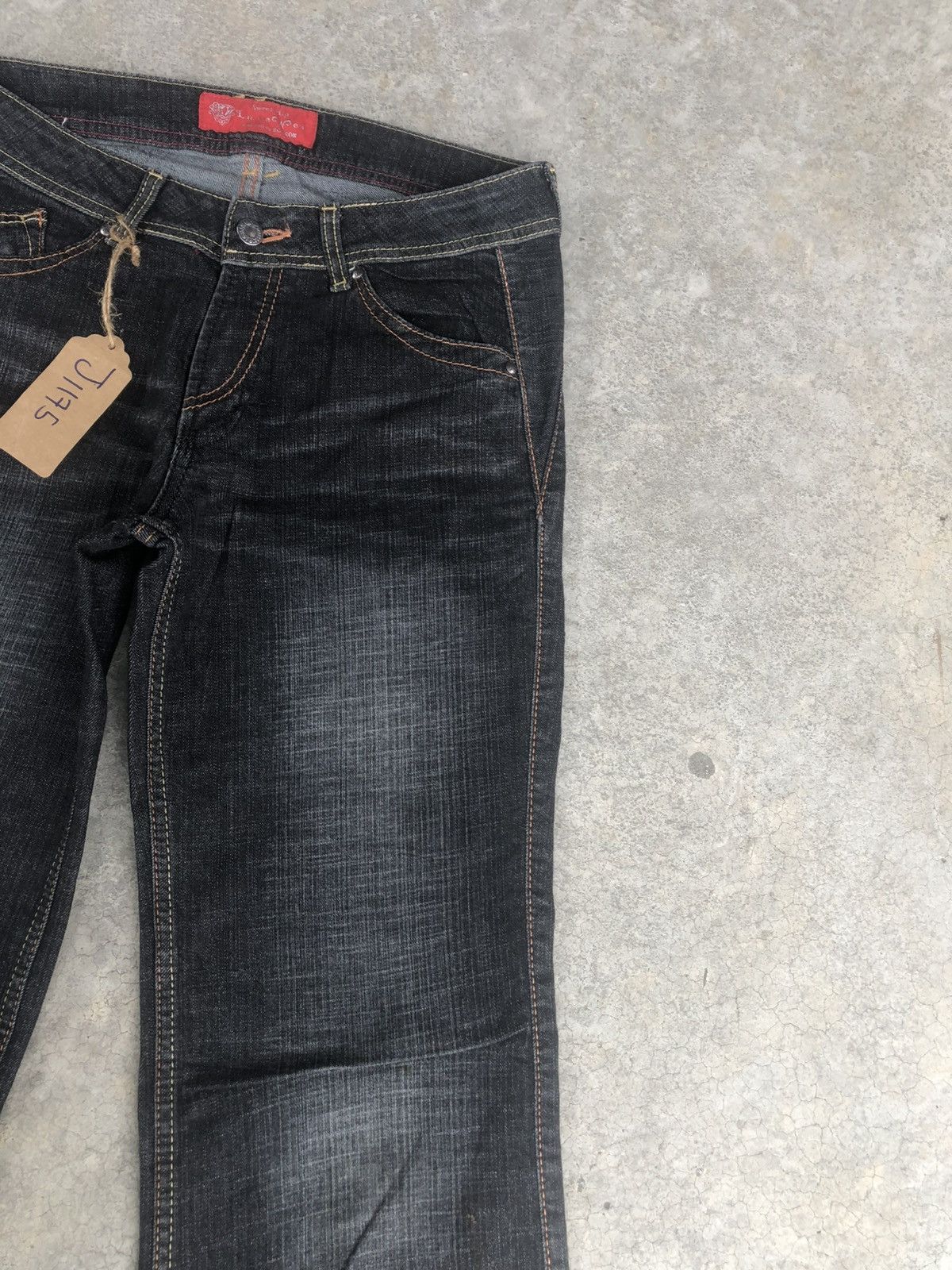 If Six Was Nine Japanese Bobson Flared Jeans Distressed Size US 29 - 5 Thumbnail