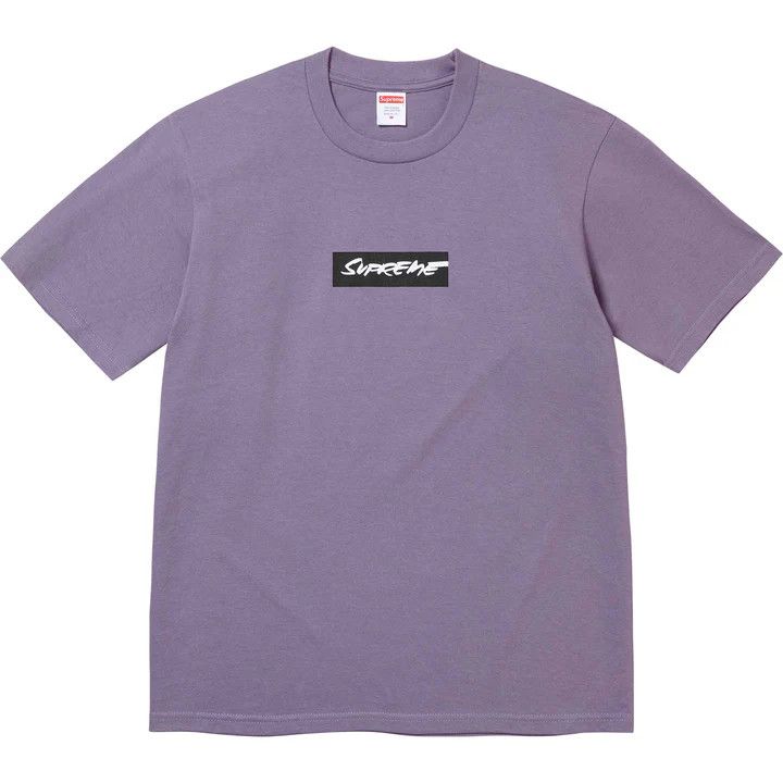 Image of Boxlogo Futura Tee in Dusty Purple, Men's (Size Small)