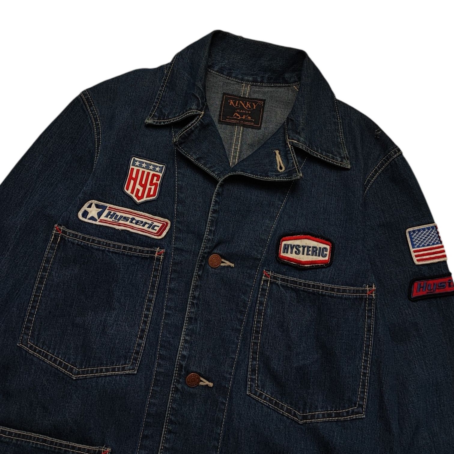 Hysteric Glamour × Vintage Vintage Hysteric Glamour Denim Chore Jacket Size US S / EU 44-46 / 1 - 3 Thumbnail