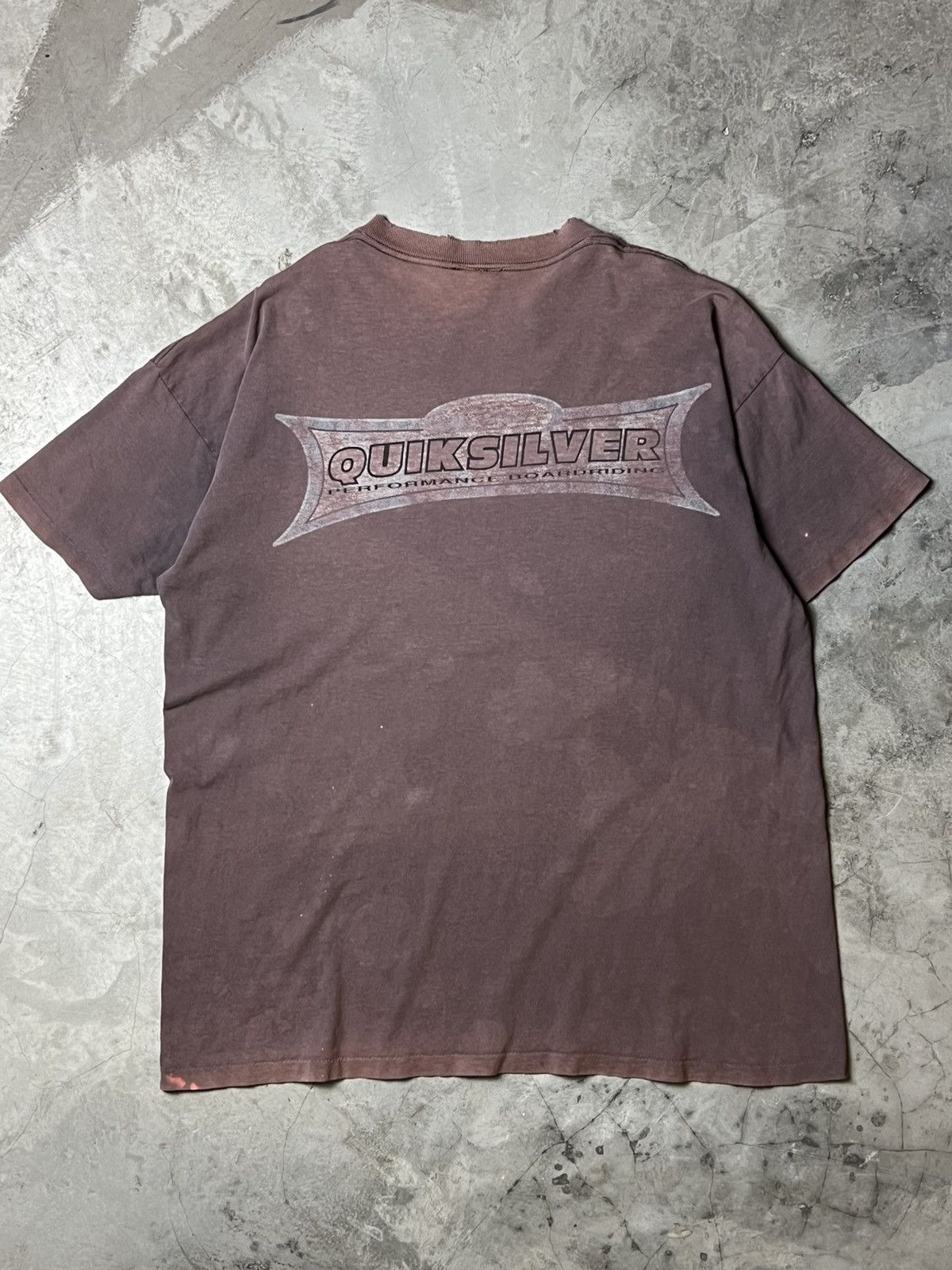 Quiksilver Vintage 1990s Quiksilver Faded single stitch Size US XL / EU 56 / 4 - 12 Thumbnail