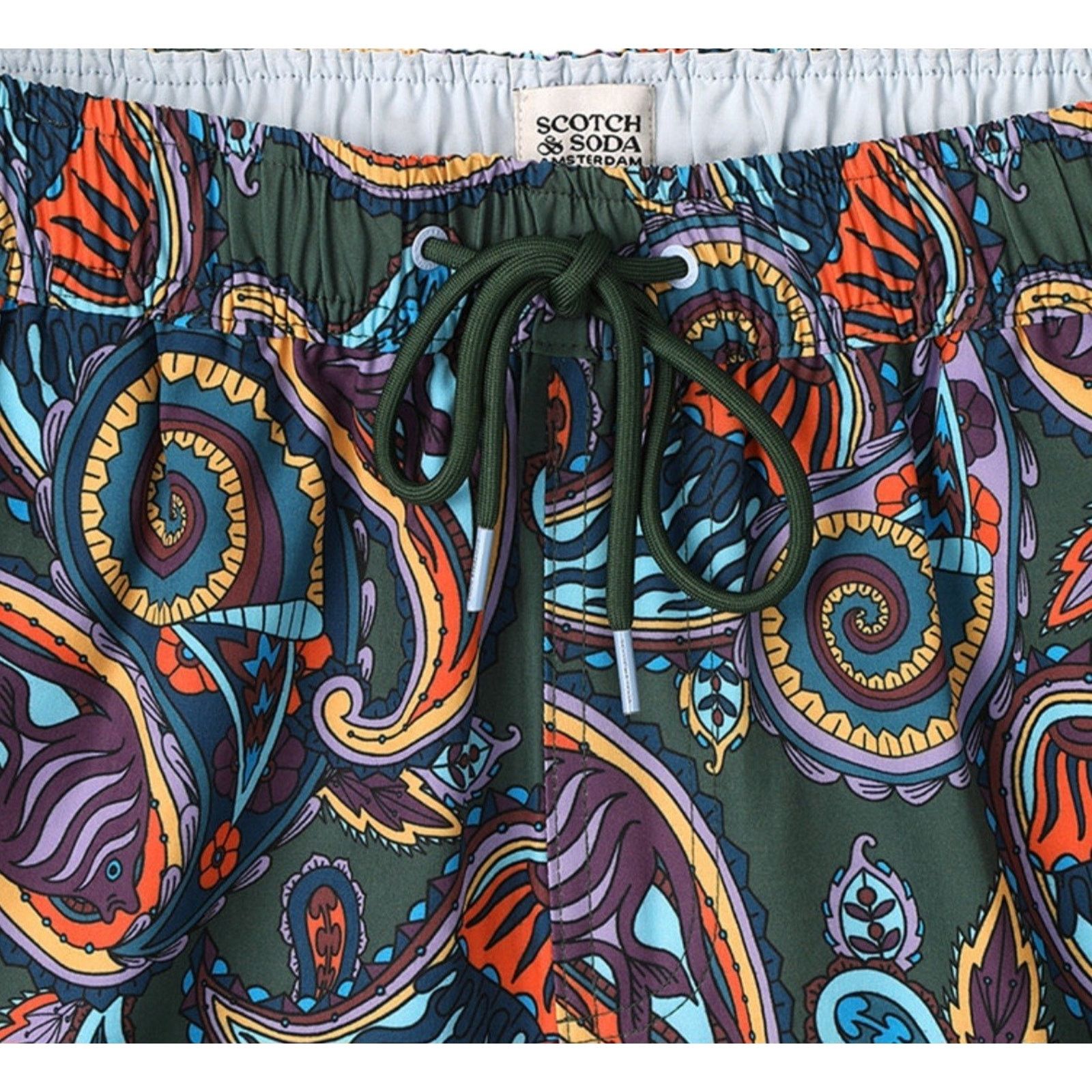 Scotch & Soda SCOTCH & SODA Swim Shorts SPrint Lined Drawstring Logo * Size US 32 / EU 48 - 4 Thumbnail