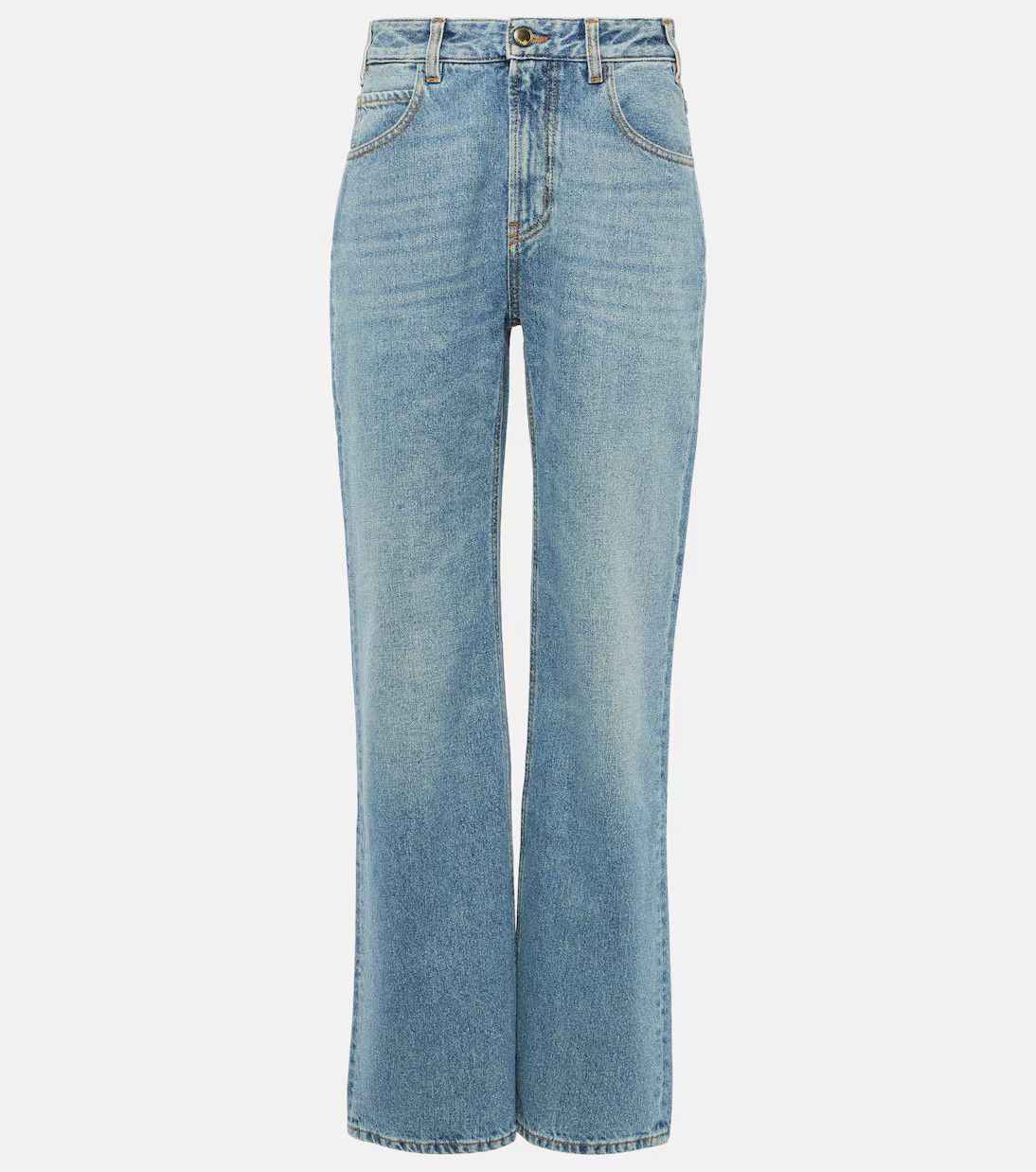 Chloe o1y0825 Denim Pant in Blue Size 27" / US 4 / IT 40 - 1 Thumbnail
