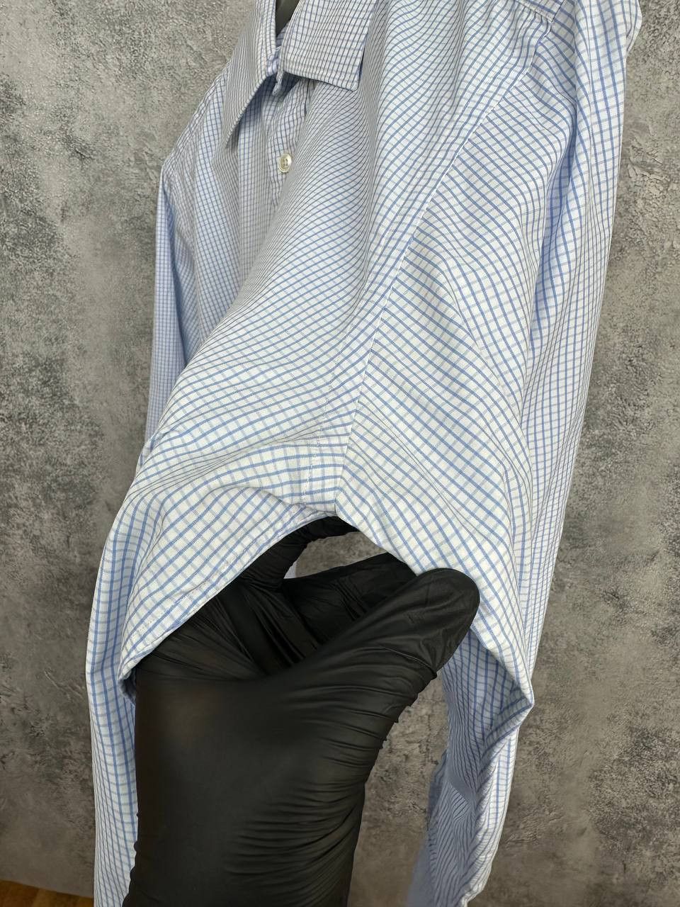Ede & Ravenscroft Ede & Ravenscroft Button Up Dress Shirt Oxford Micro Check Size US L / EU 52-54 / 3 - 10 Thumbnail