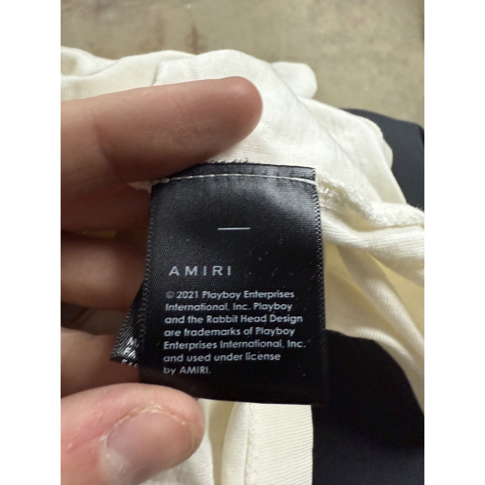 Amiri Amiri Playboy Tee Cream Hot Pink Used Small Size US S / EU 44-46 / 1 - 3 Thumbnail