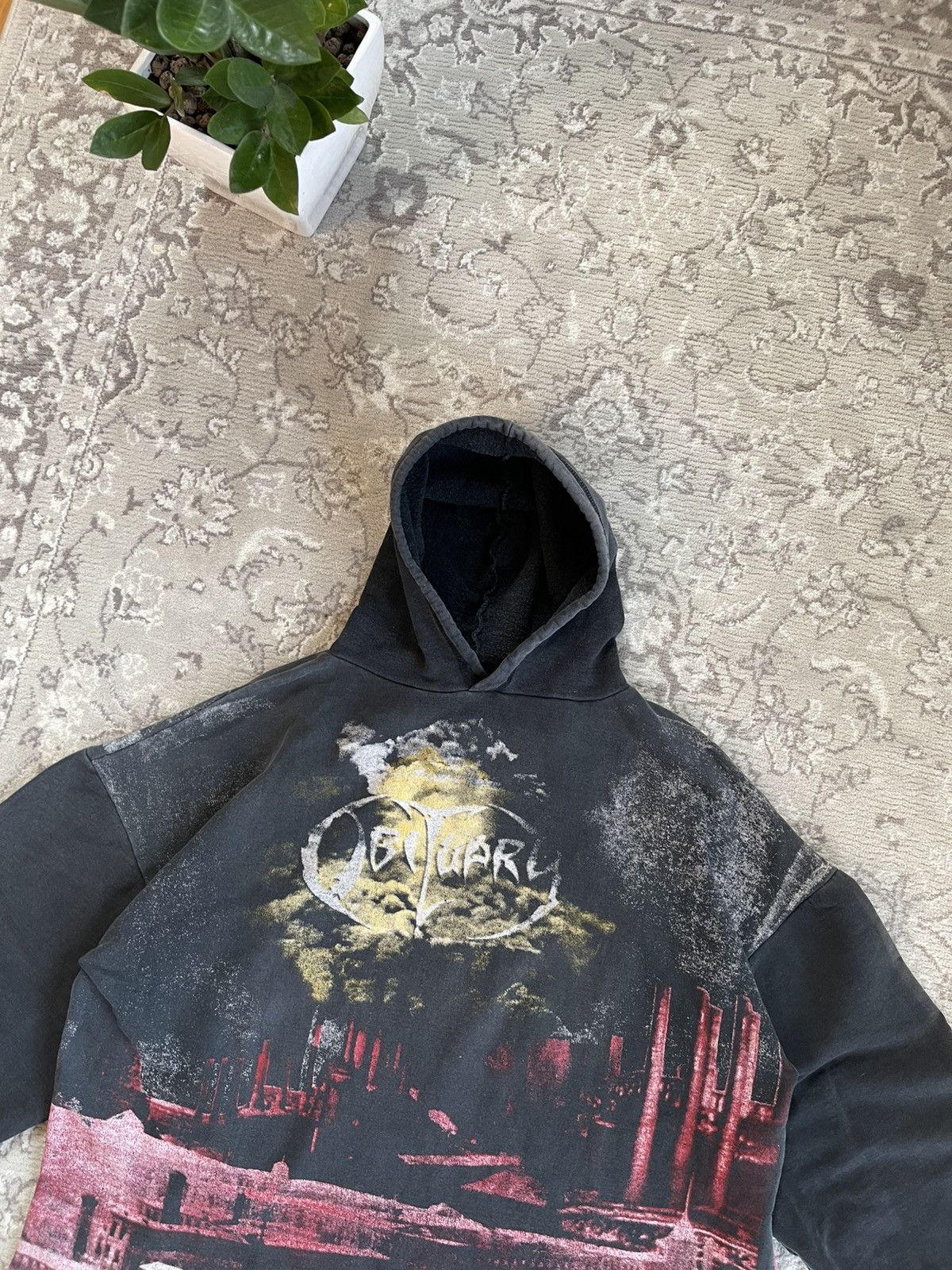 Band Tees × Vintage Hoodie Obituary World Demise Vintage Rare Size US L / EU 52-54 / 3 - 2 Thumbnail