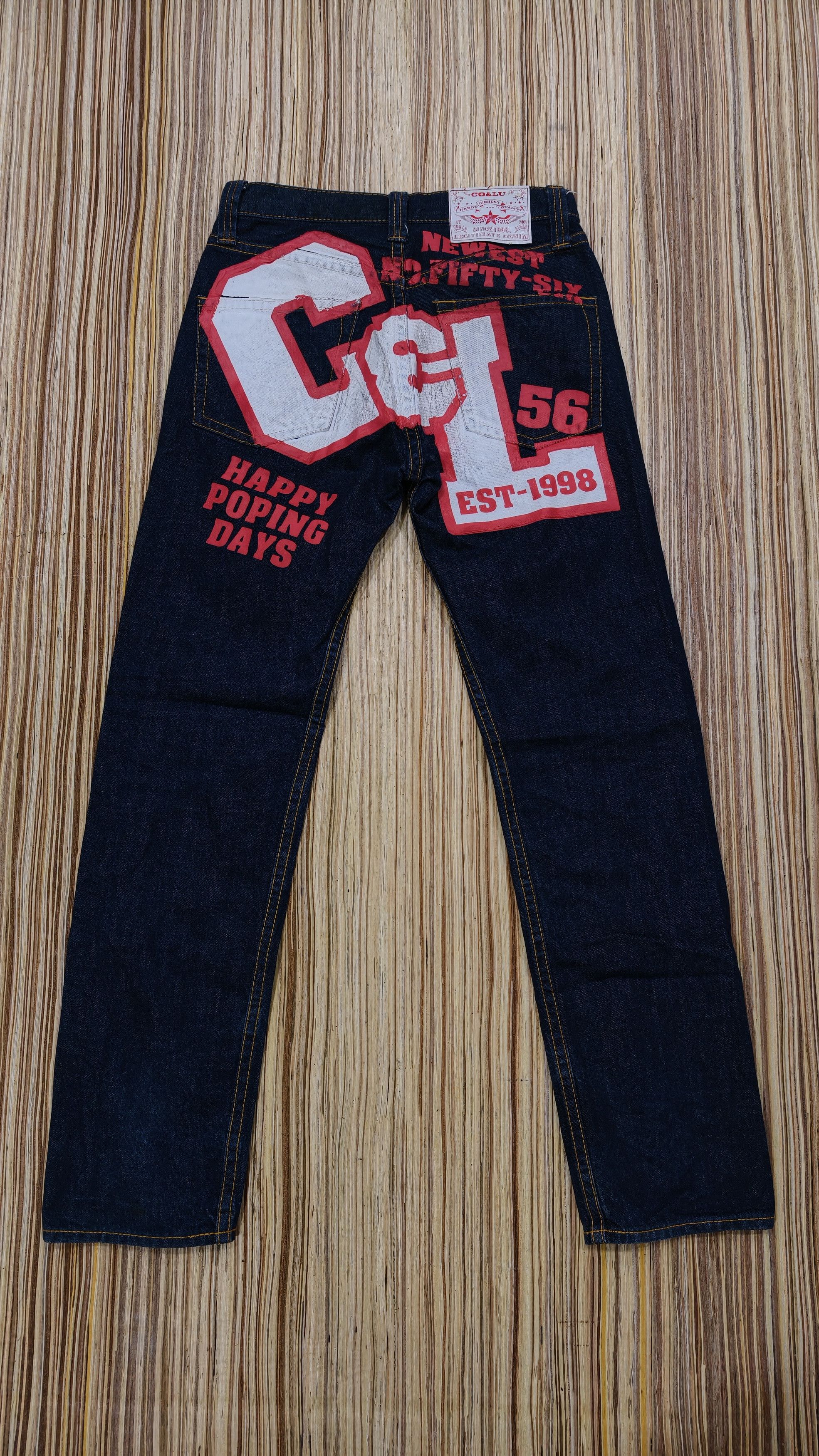 Japanese Brand Co&Lu Big spell out denim Size US 31 - 1 Thumbnail