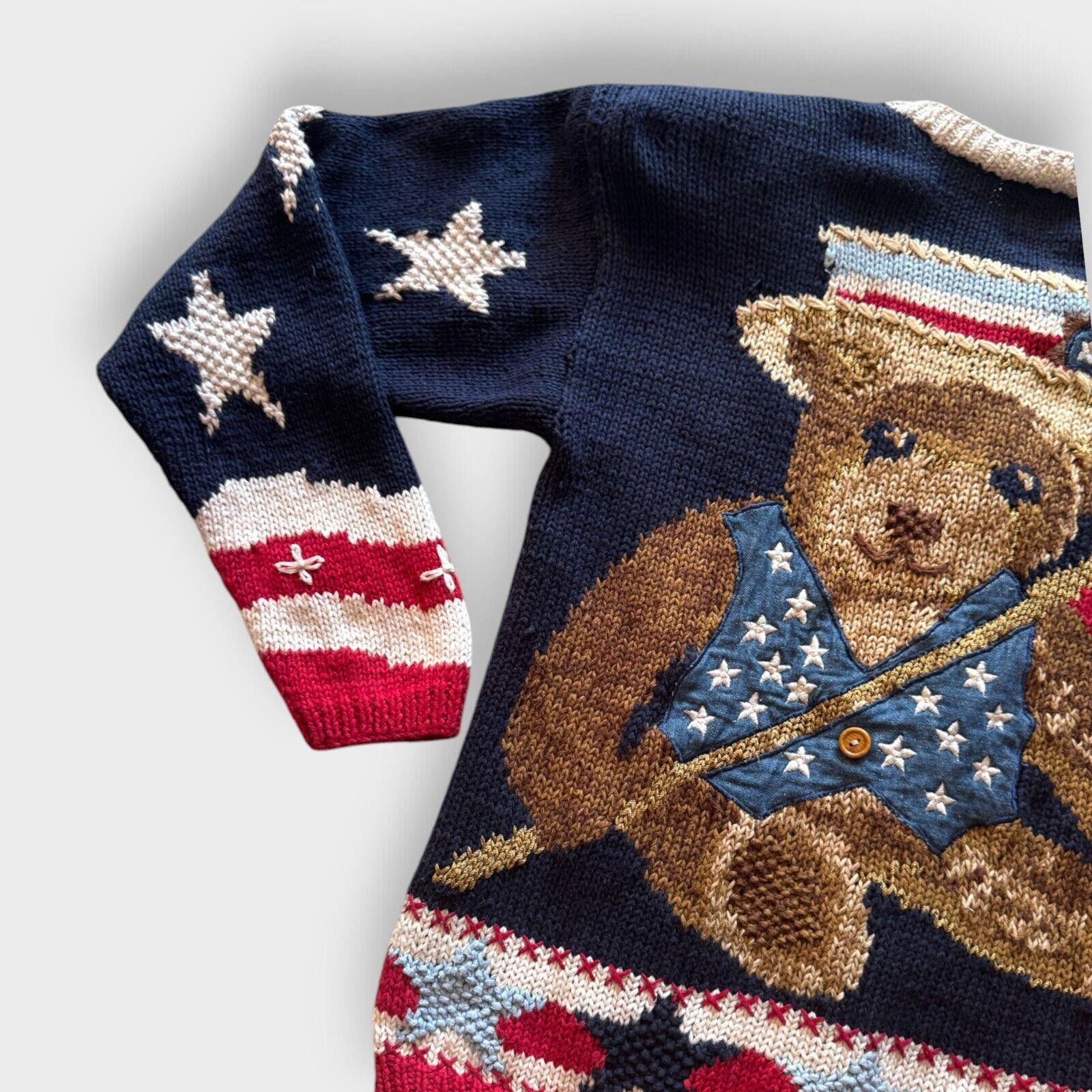 Other Vintage Eagle's Eye Collectibles Patriotic USA Vote Cardigan Size S / US 4 / IT 40 - 10 Thumbnail