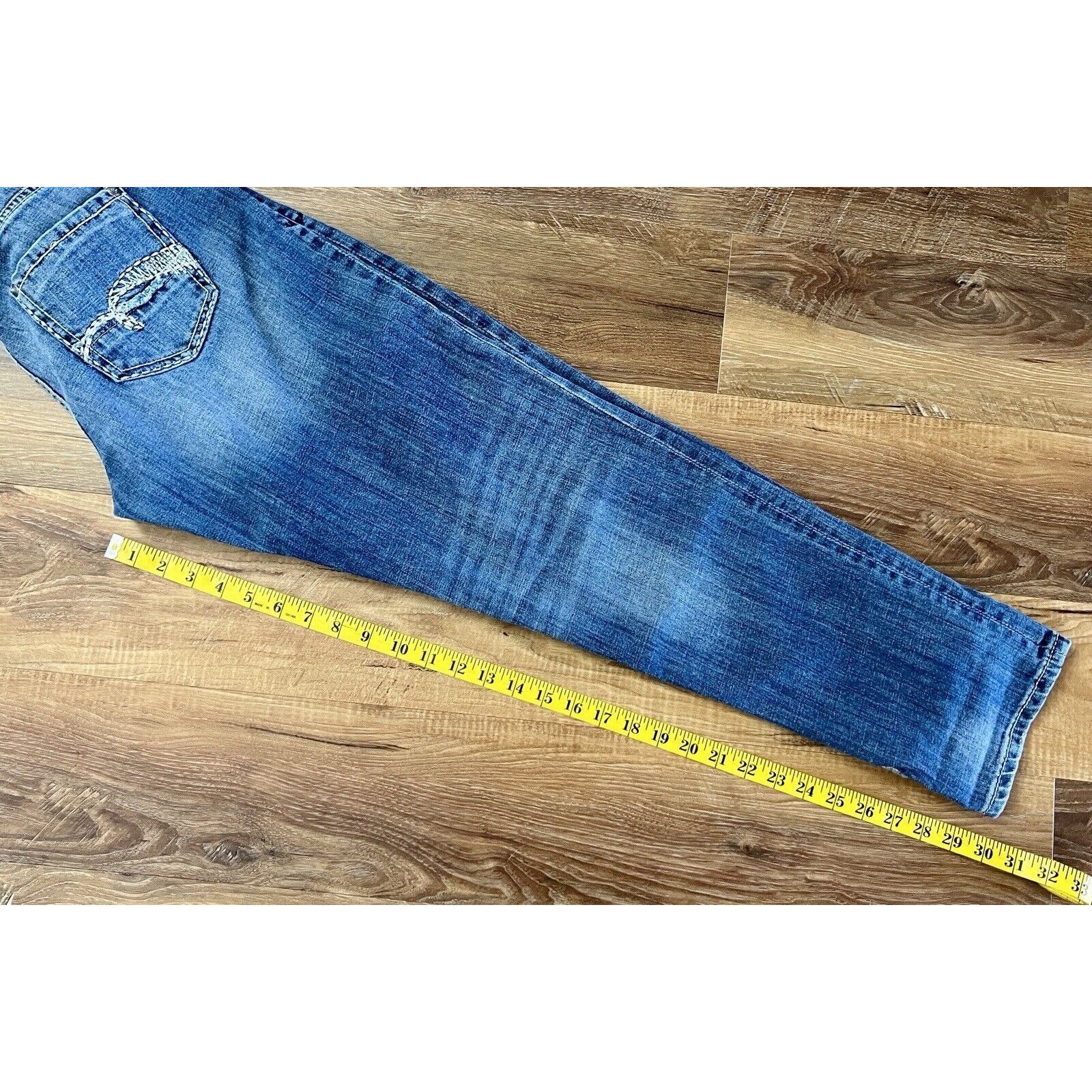 Other Womens Juniors Maurices Distressed Blue Jeans Size 9/10 Size 30" / US 8 / IT 44 - 5 Thumbnail
