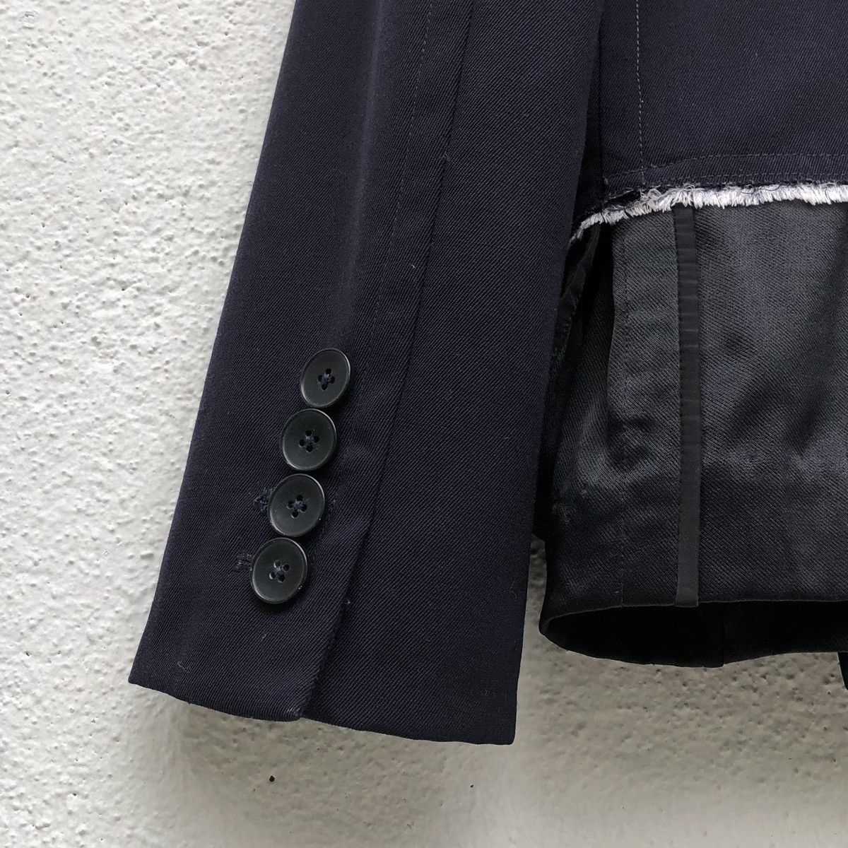DKNY DKNY Black Layered Blazer Size S / US 4 / IT 40 - 5 Thumbnail