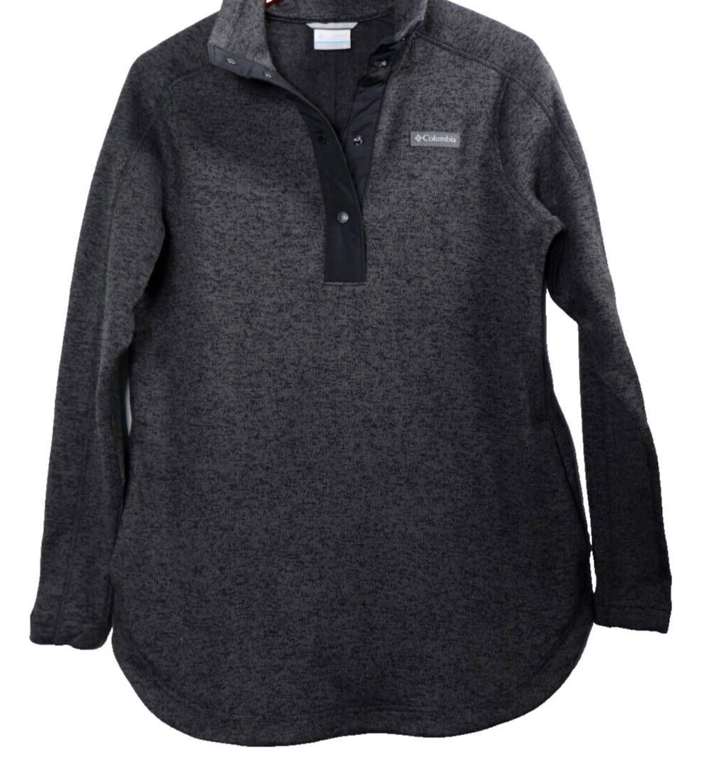 Columbia Columbia Medium Gray Sweater Weather Fleece Top Tunic Shirt Size M / US 6-8 / IT 42-44 - 6 Thumbnail