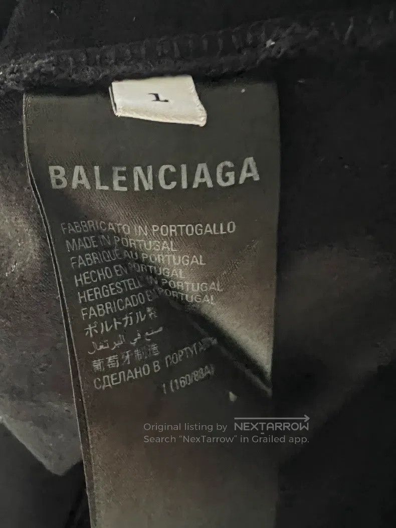 Balenciaga Balenciaga Full Print Logo Long Sleeve Shirt Size US S / EU 44-46 / 1 - 4 Thumbnail