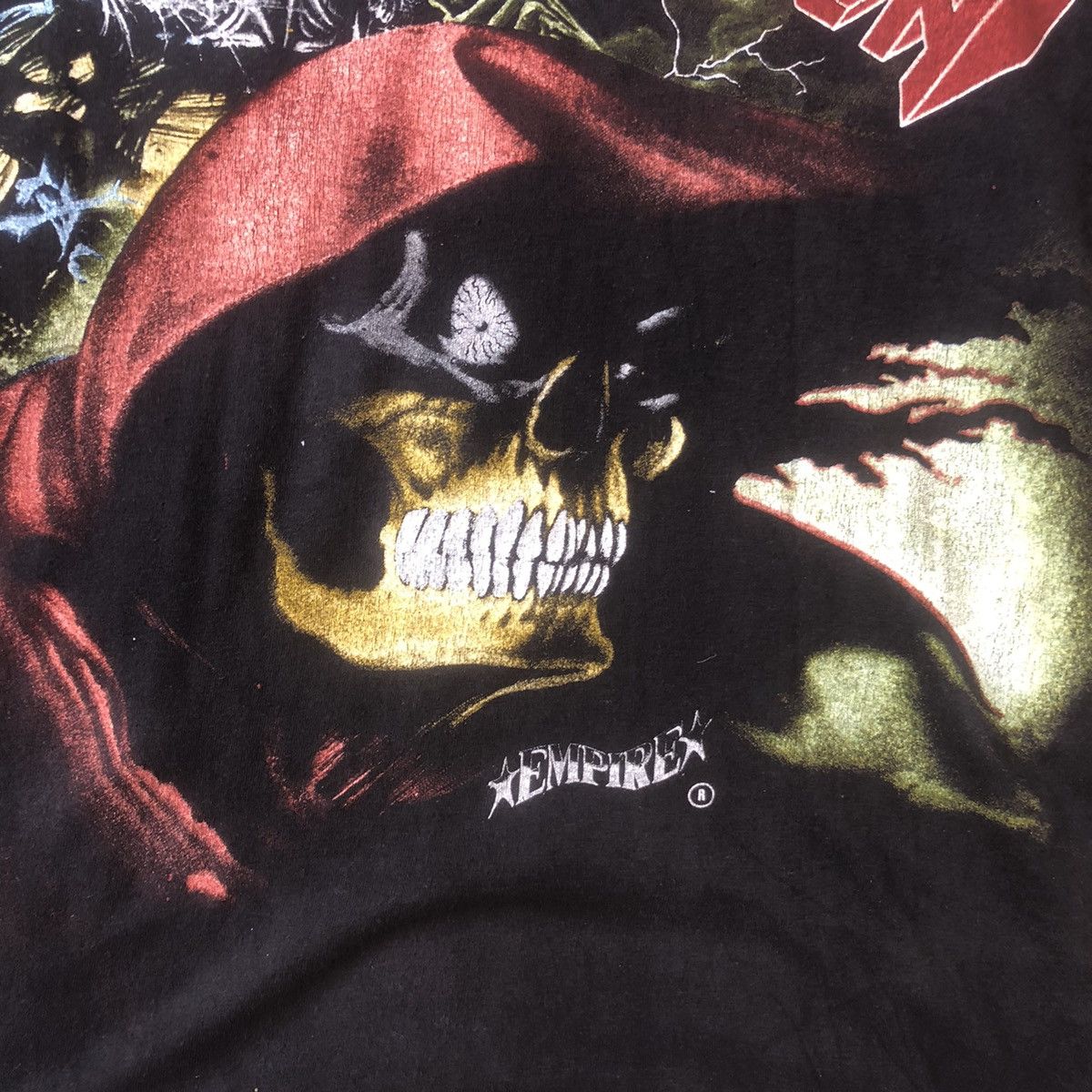 Band Tees × Iron Maiden × Vintage VERY RARE 1980’s IRON MAIDEN EMPIRE T SHIRT ARCHIVAL Size US L / EU 52-54 / 3 - 7 Thumbnail