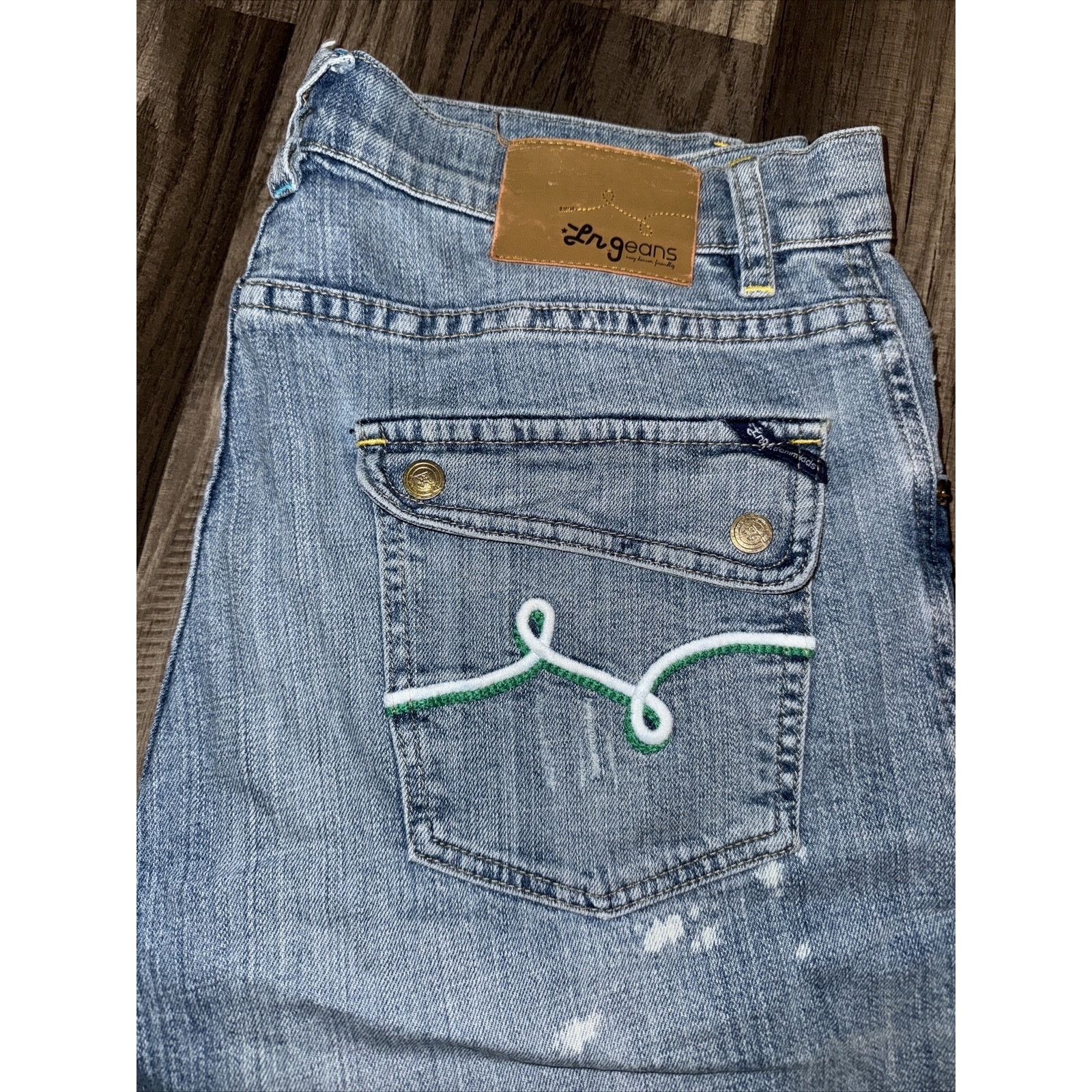 LRG × Vintage Vintage Y2K LRG Denim Jeans Blue 34x34 Size US 34 / EU 50 - 2 Thumbnail