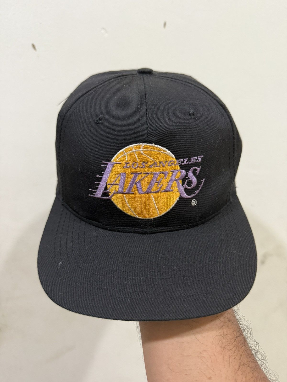 NBA 90’s Lakers Blockhead Snapback Size ONE SIZE - 4 Thumbnail