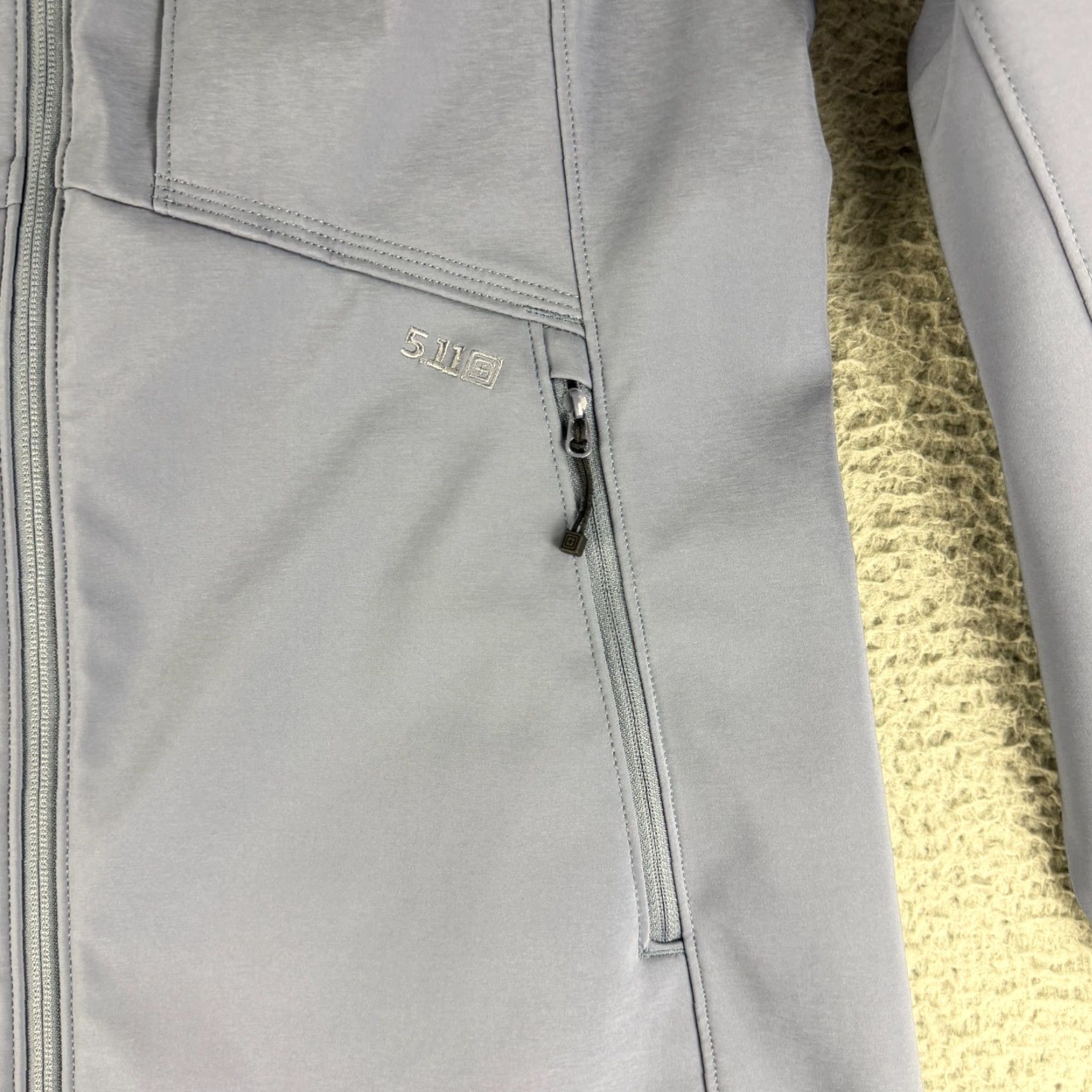 Vintage 5.11 Tactical Atlas Jacket Womens Medium Blue Full Zip Long Sleeve Softshell Jacket Size M / US 6-8 / IT 42-44 - 6 Thumbnail