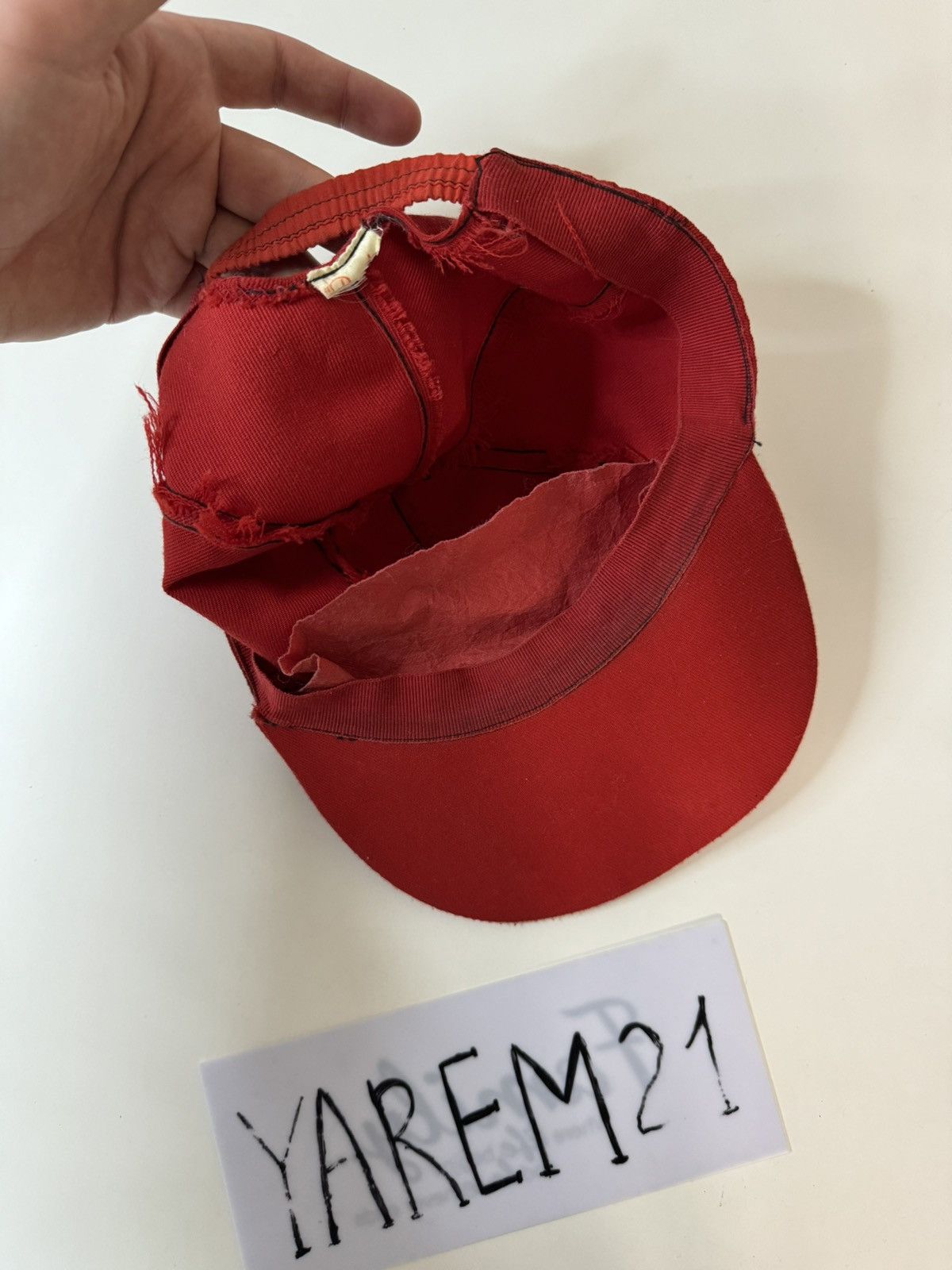 Vintage Ferrari vintage cap hat Size ONE SIZE - 6 Thumbnail