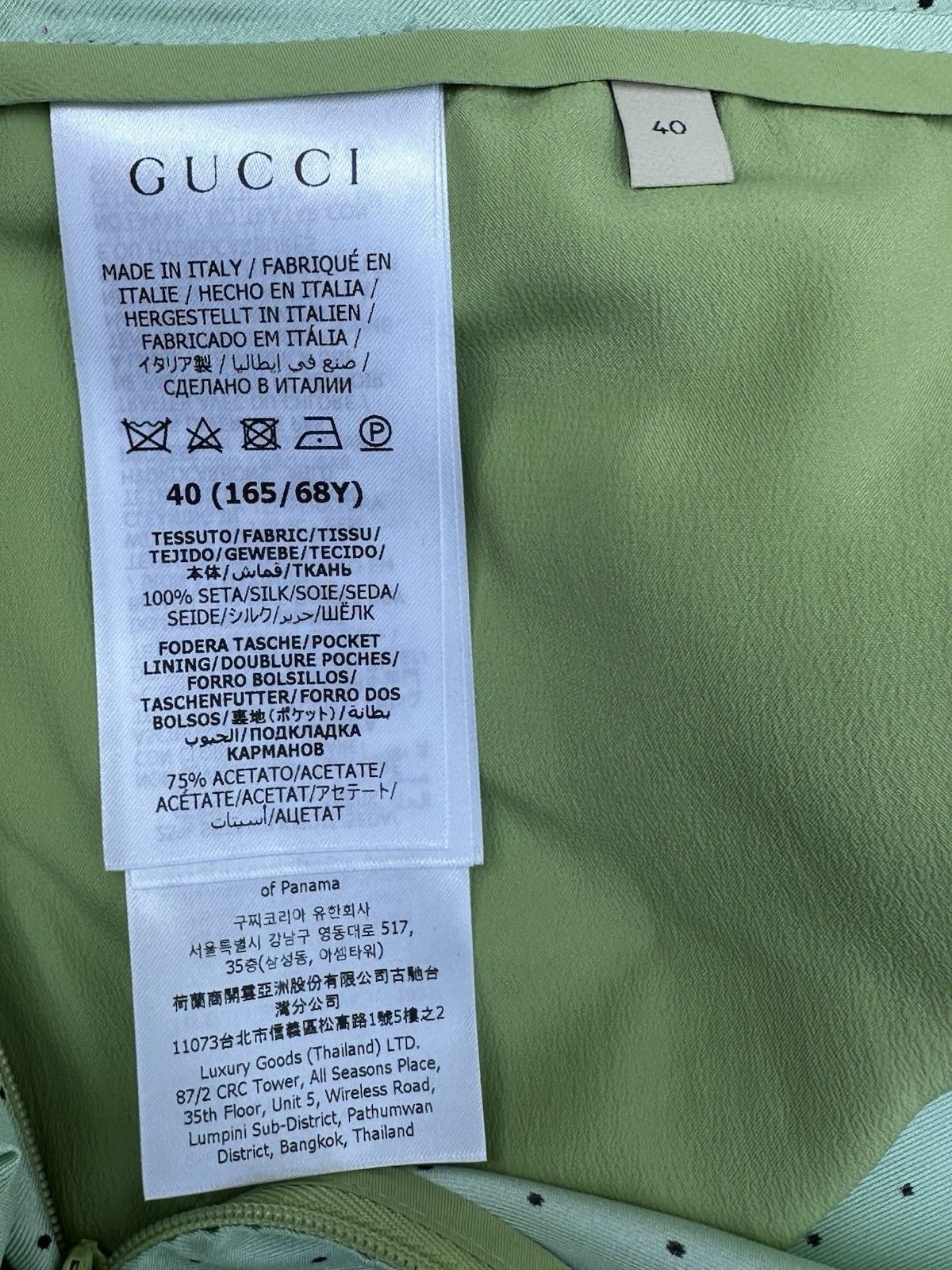 Gucci New Gucci Pants Silk Woman's Size-IT-40 Size 27" / US 4 / IT 40 - 10 Thumbnail