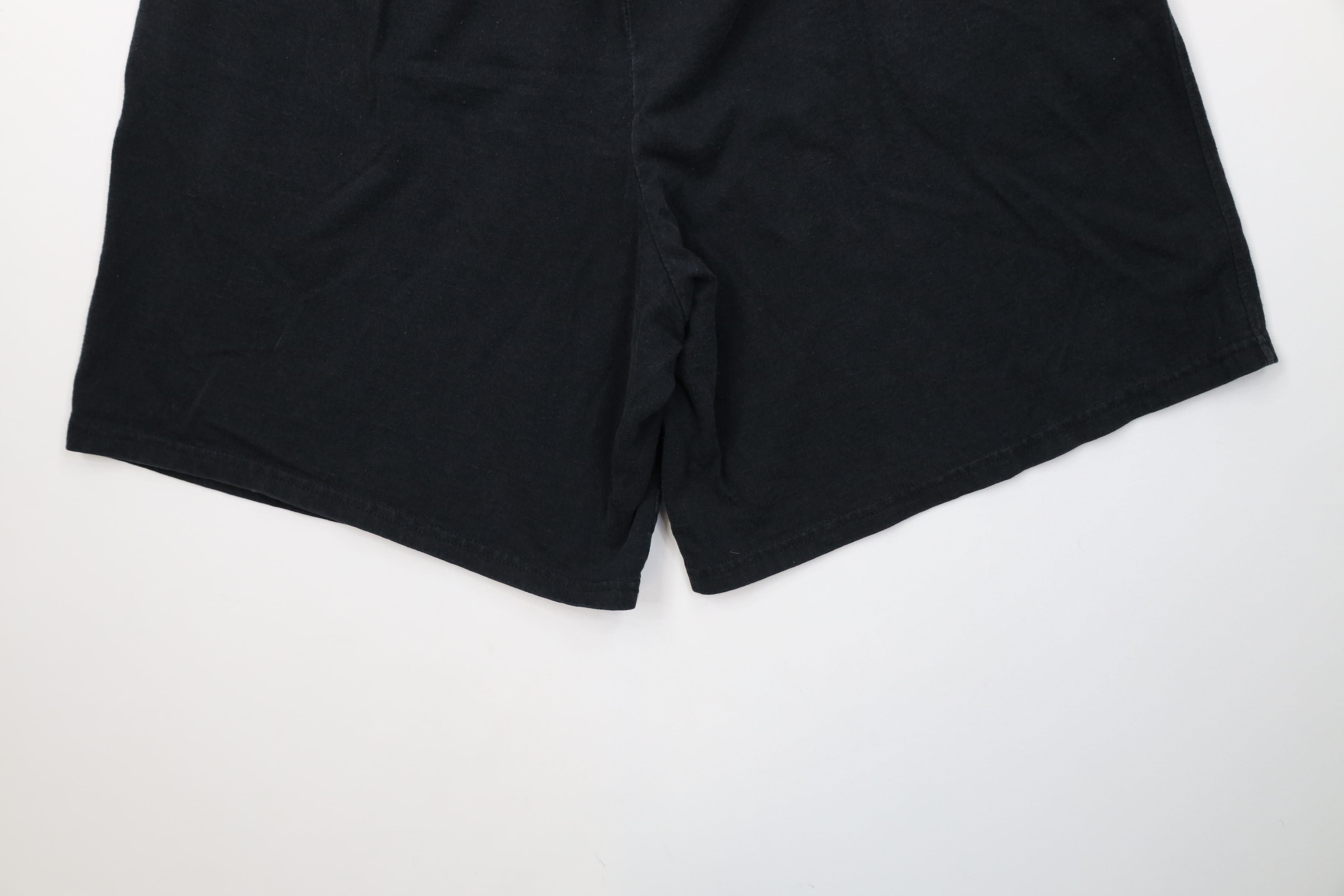 Champion Vintage Y2K Champion Heavyweight Above Knee Shorts Black Size US 36 / EU 52 - 12 Thumbnail