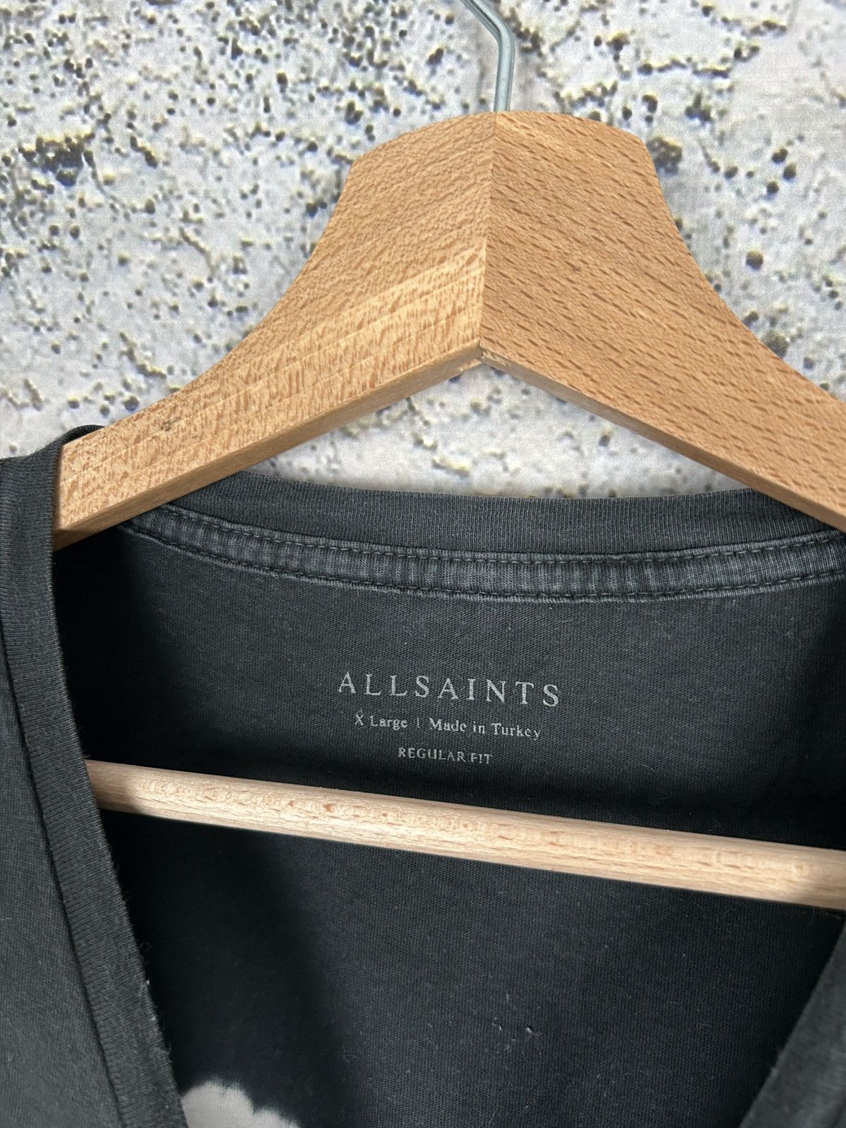 Allsaints Allsaints Stripe Tee Avant Garde Designer Grunge Goth Punk Size US XL / EU 56 / 4 - 5 Thumbnail