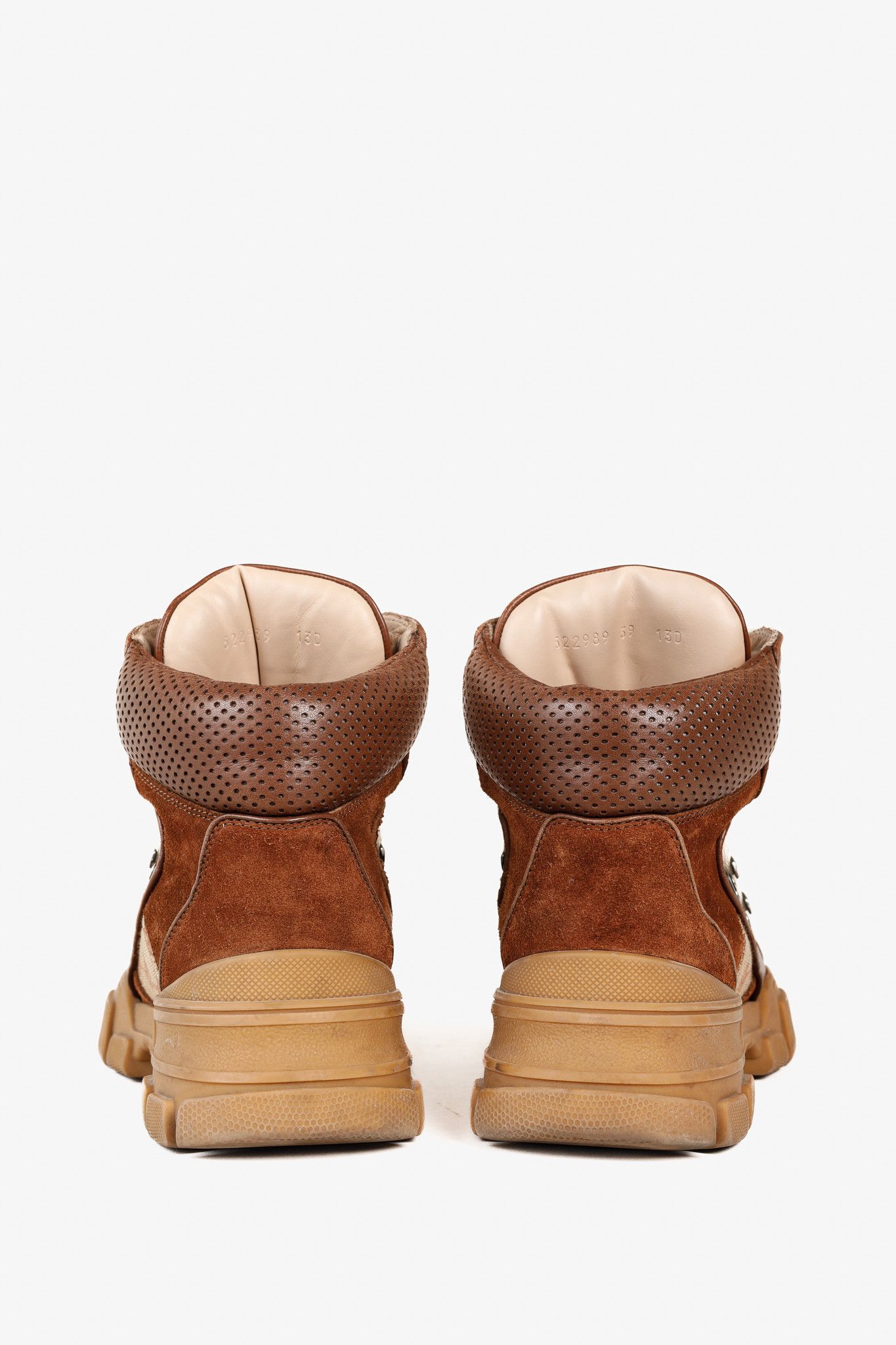 Gucci Gucci Flashtrek Monogram & Suede Hiking Sneakers Size US 8.5 / IT 38.5 - 3 Thumbnail