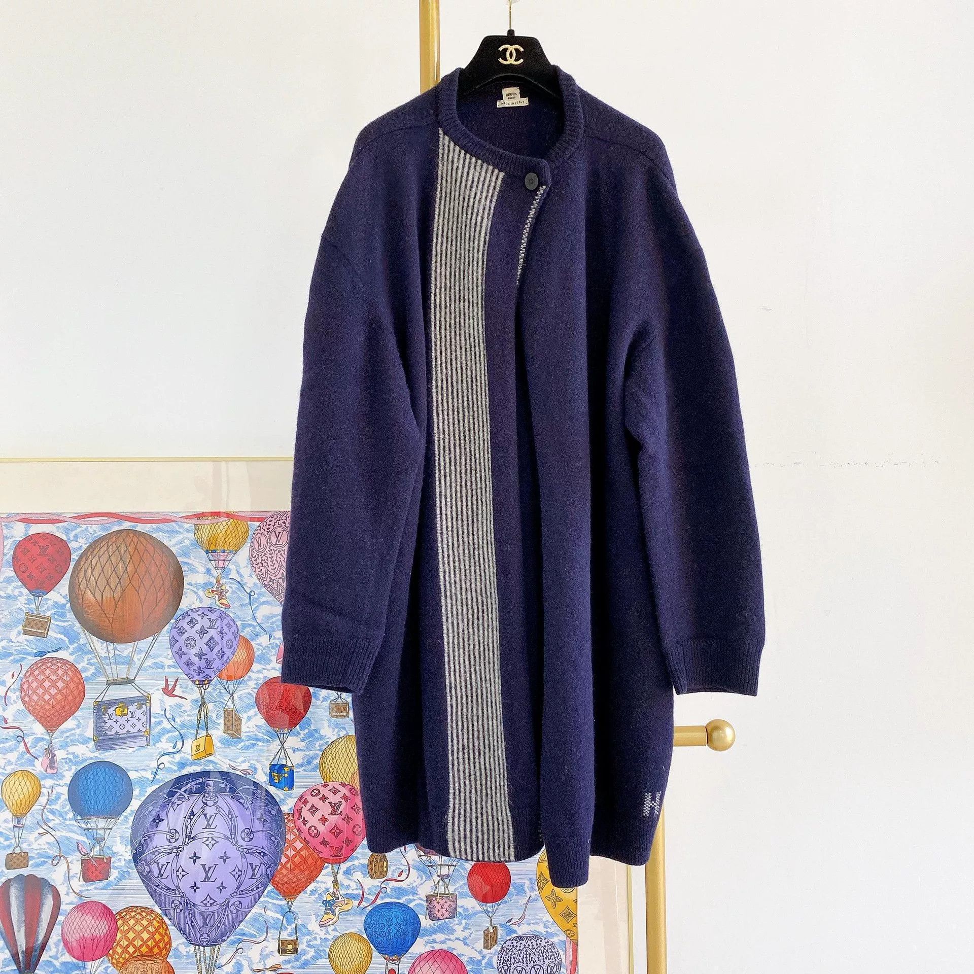 Hermes Hermes Dark Wool Coat Size 34 Size US XS / EU 42 / 0 - 1 Thumbnail