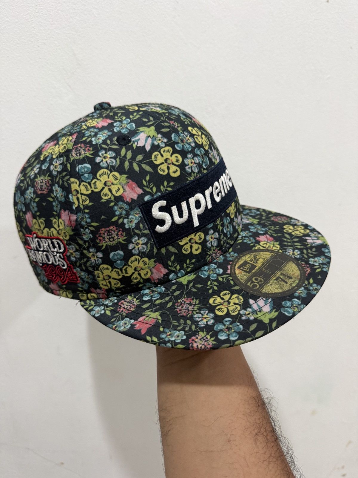Supreme SS13 Supreme X Floral Liberty Fitted Size 7 3/8 Size ONE SIZE - 3 Thumbnail