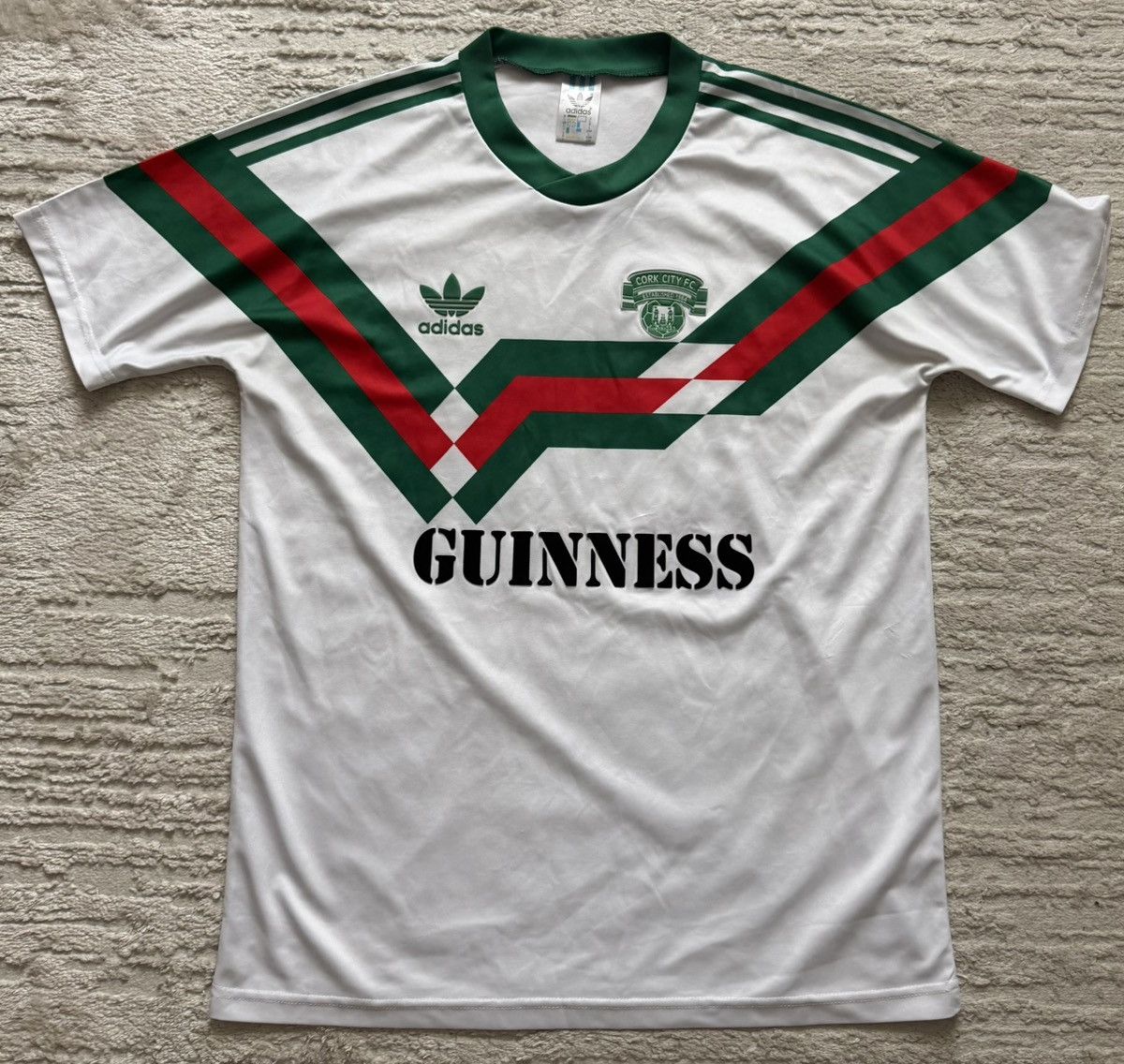 Adidas 1989-90 Cork City Home Shirt (L) Adidas Size US L / EU 52-54 / 3 - 1 Thumbnail