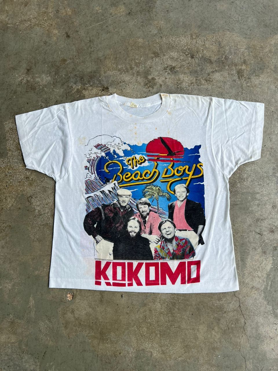 Vintage VTG 80's The Beach Boys & Chicago in Concert Together Size M / US 6-8 / IT 42-44 - 1 Thumbnail